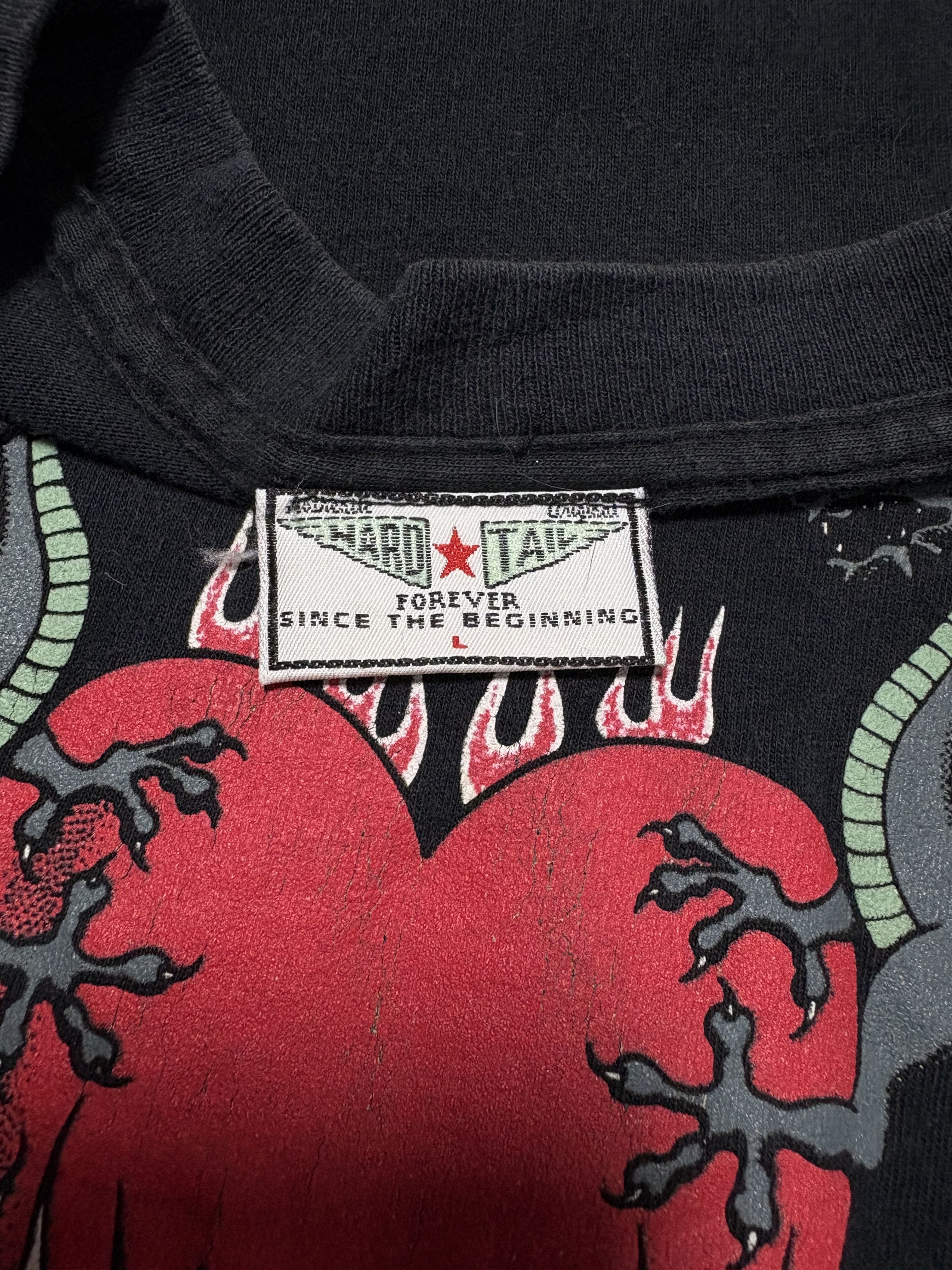 Hard Tail Vintage 90s hard tail Dragon hearts longsleeve Size US L / EU 52-54 / 3 - 3 Thumbnail