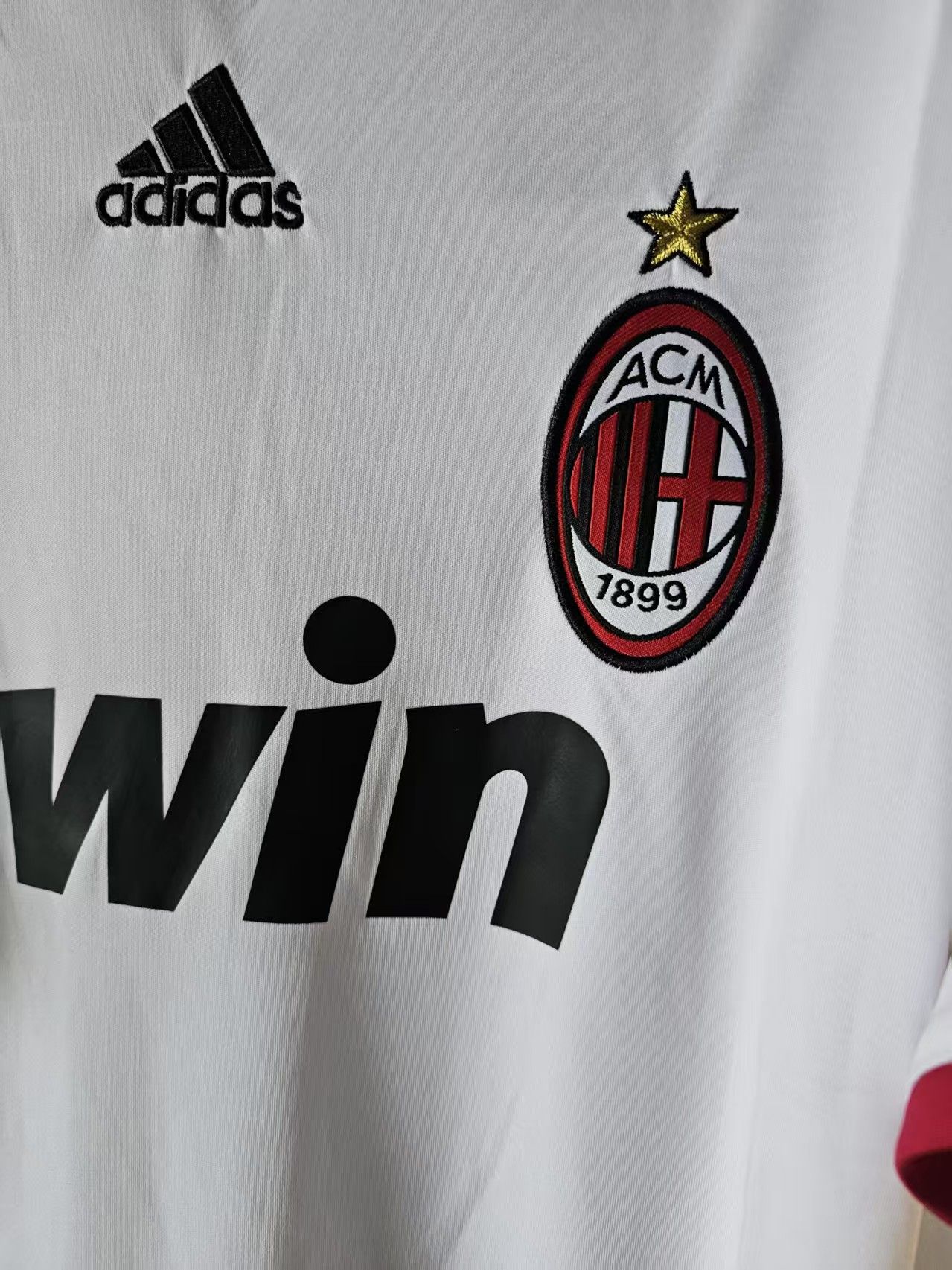 Other 2008 09 AC Milan Away 80 Ronaldinho Jersey Size US L / EU 52-54 / 3 - 4 Thumbnail