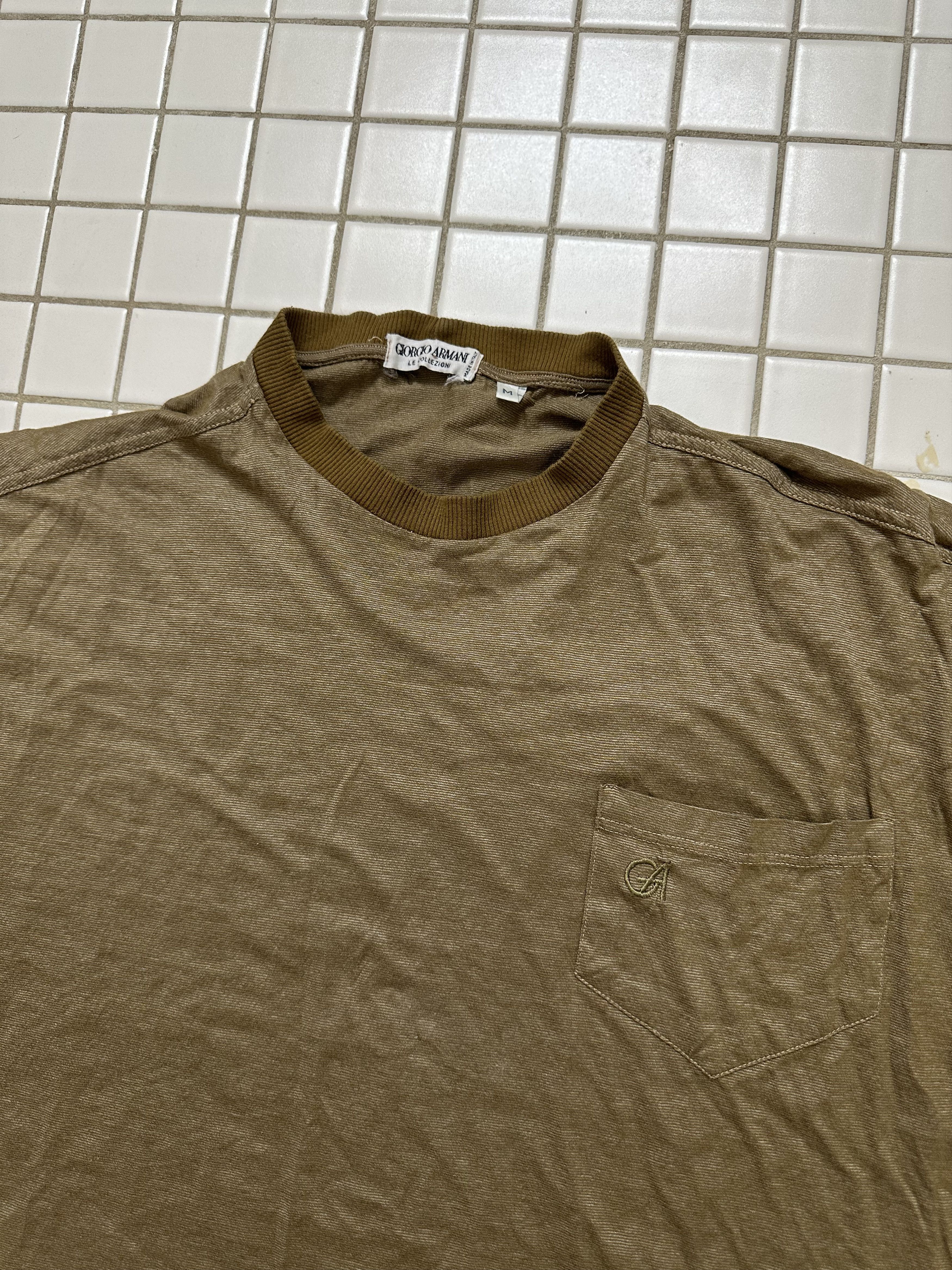 Armani 90s Cropped cotton tee Size US M / EU 48-50 / 2 - 3 Thumbnail