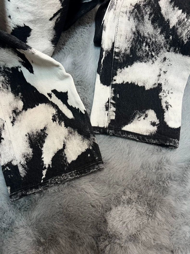 Yves Saint Laurent saint Laurent 16 spring/summer black and white splash ink h Size US 32 / EU 48 - 4 Thumbnail