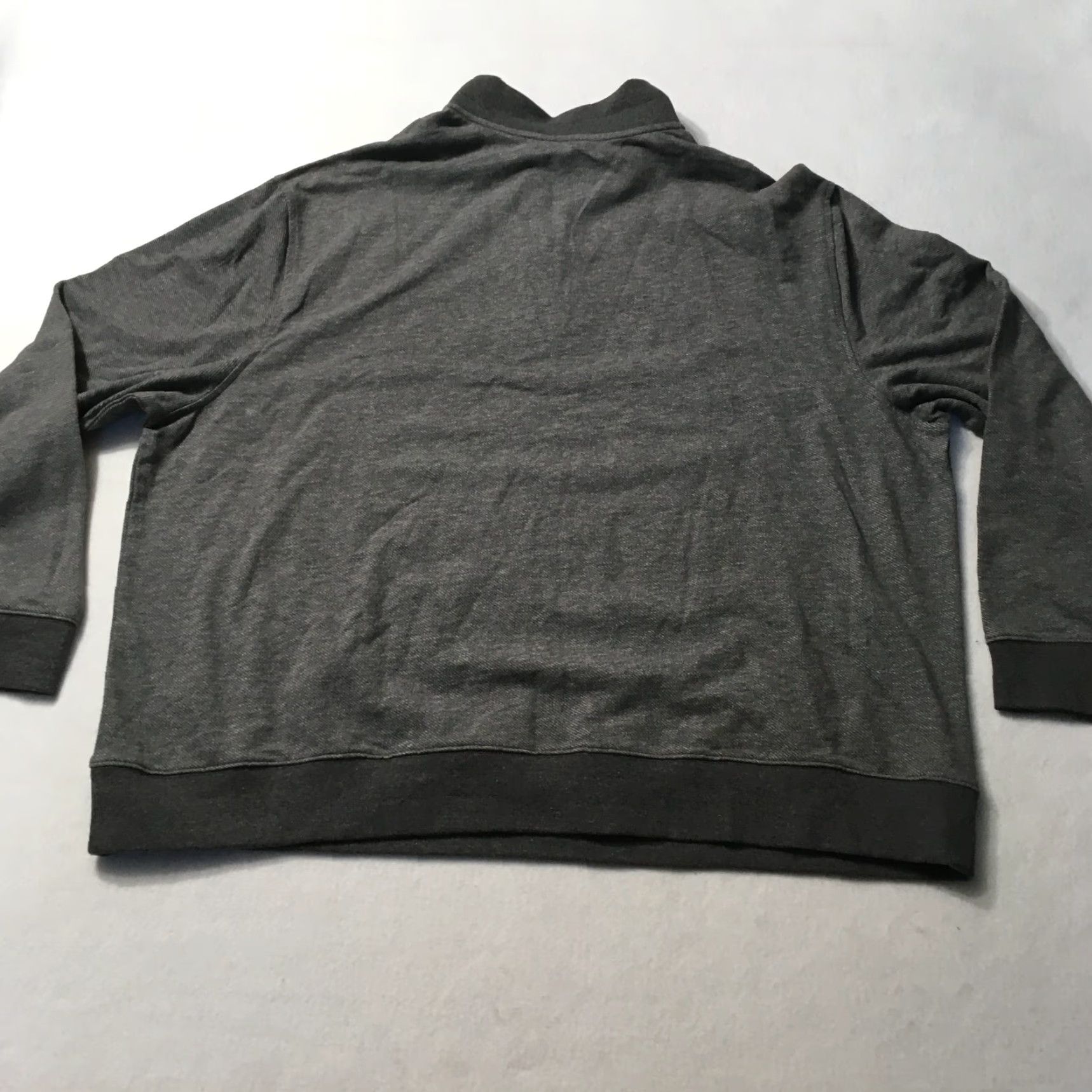 Van Heusen VINTAGE NWOT Van Heusen Mens 1/4 Zip Sweater XL Gray Heathered Mock Neck Size US XL / EU 56 / 4 - 7 Thumbnail