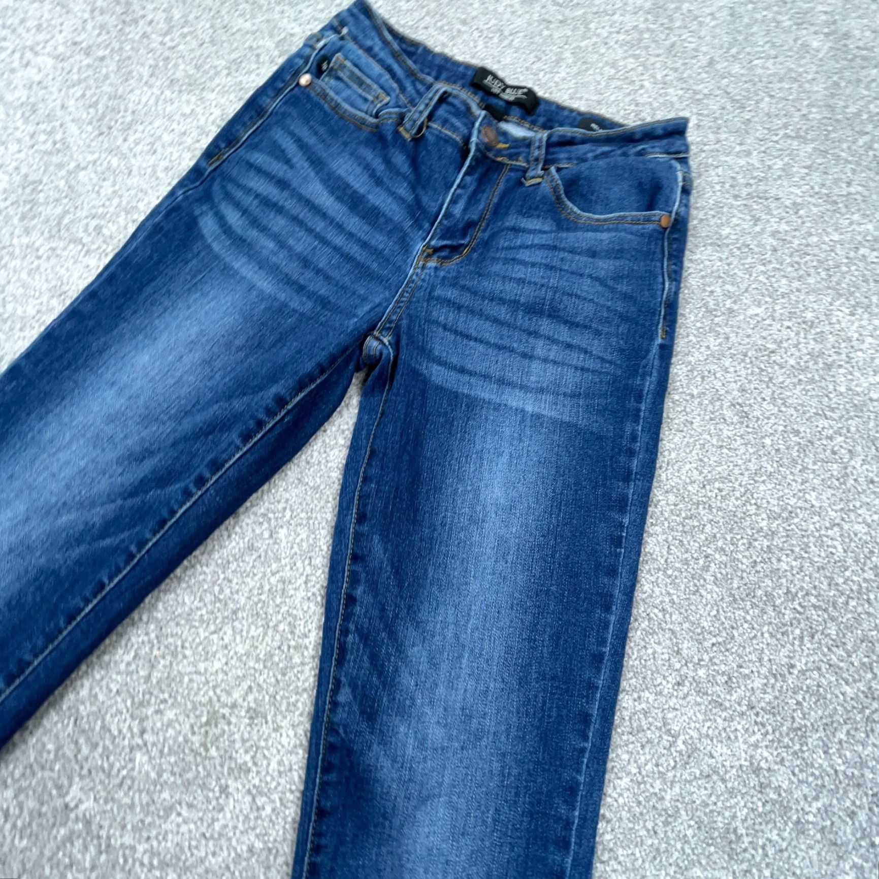Vintage Judy Blue Jeans Women 27 Straight Leg Relaxed Fit Dark Wash Stretch Ladies A57 Size 27" / US 4 / IT 40 - 4 Thumbnail