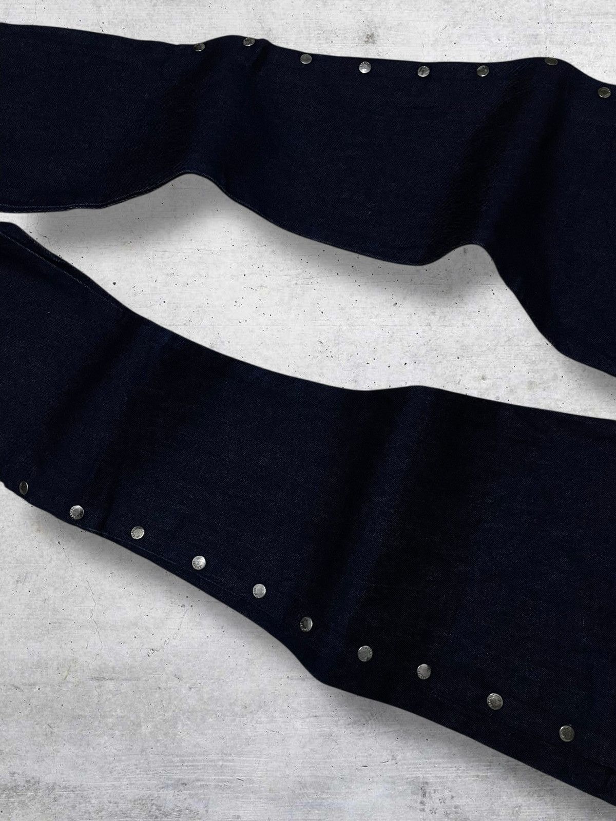 Tornado Mart VINTAGE EGOITS CRAFTE JAPAN DESIGNER 90S FLARED BUTTON DENIM Size US 28 / EU 44 - 6 Thumbnail