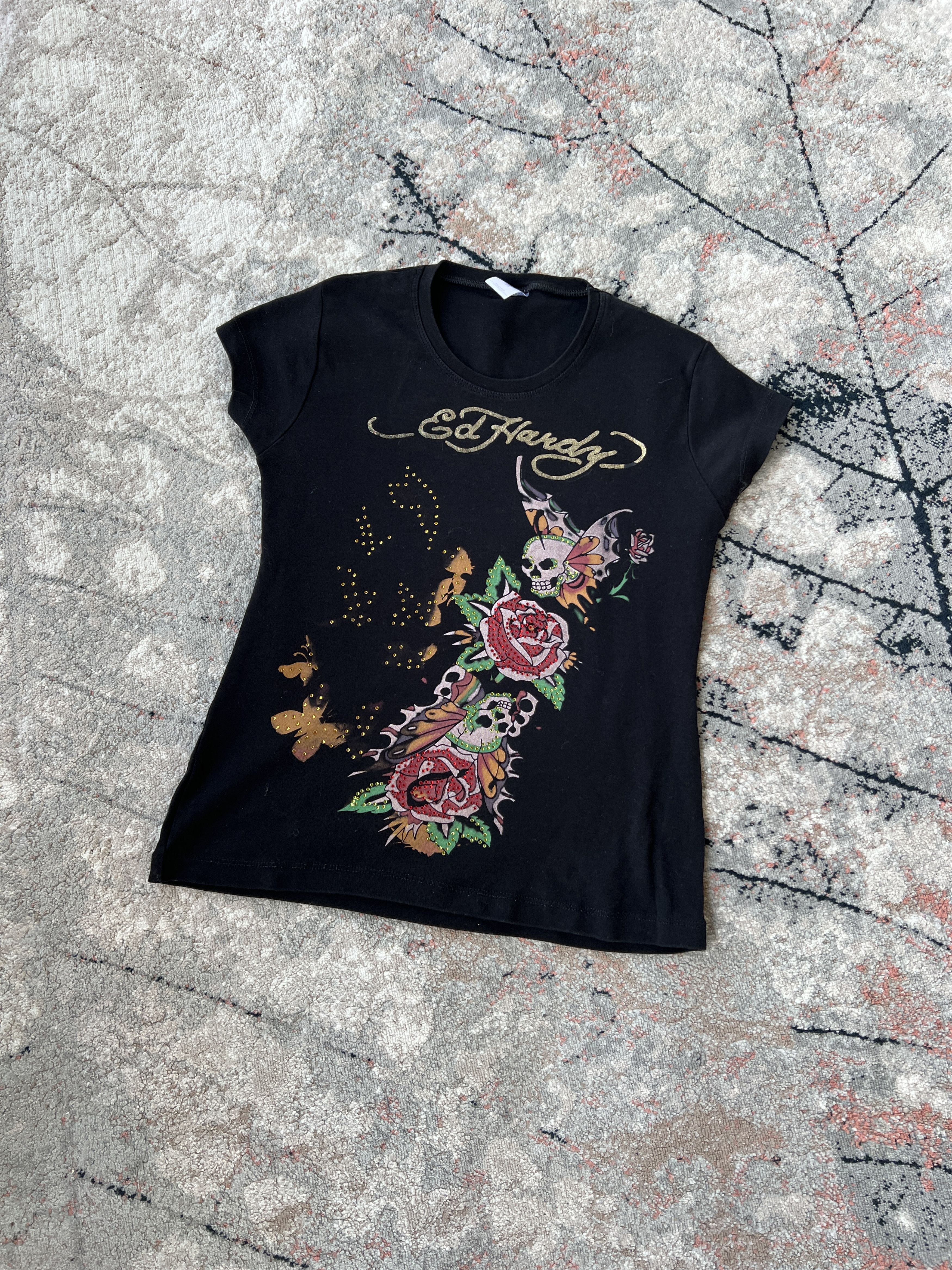 Christian Audigier Ed Hardy Made In USA Vintage Tee Size S / US 4 / IT 40 - 1 Thumbnail