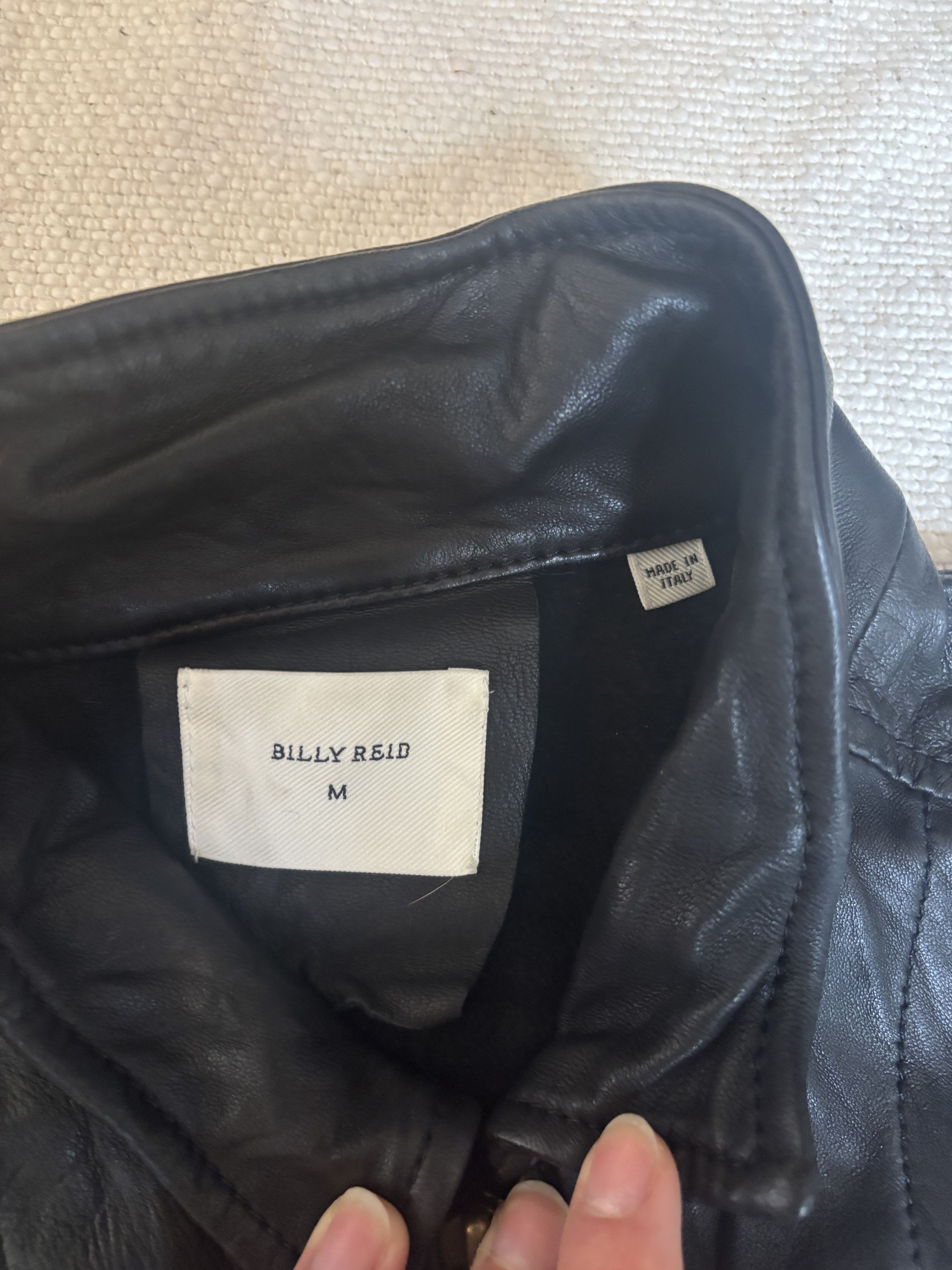 Billy Reid Lambskin Leather Jacket Size US M / EU 48-50 / 2 - 3 Thumbnail
