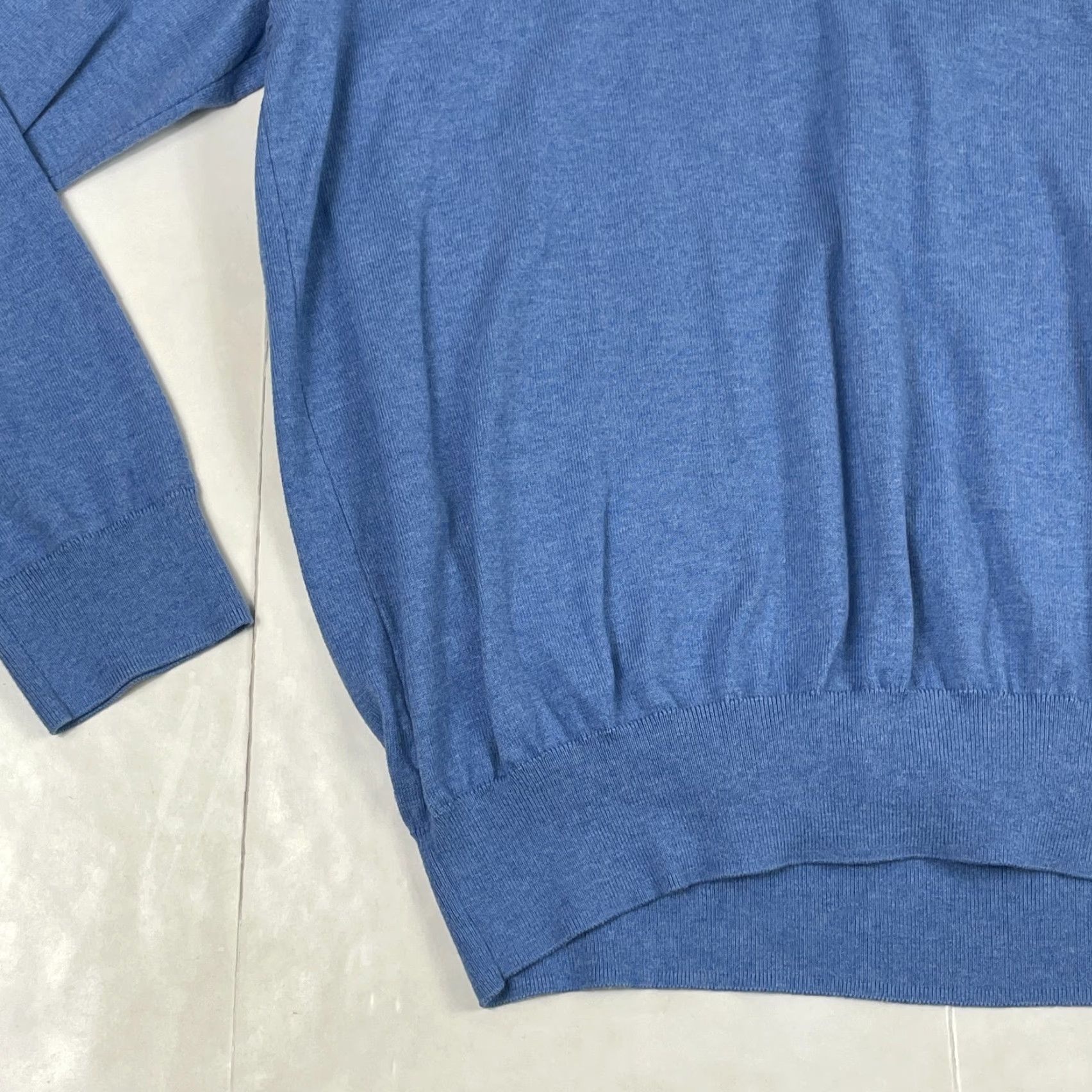 Polo Ralph Lauren Polo Ralph Lauren Sweater Mens Large Blue V Neck Pullover Knit Logo Pony Golf Casual Size US L / EU 52-54 / 3 - 5 Thumbnail