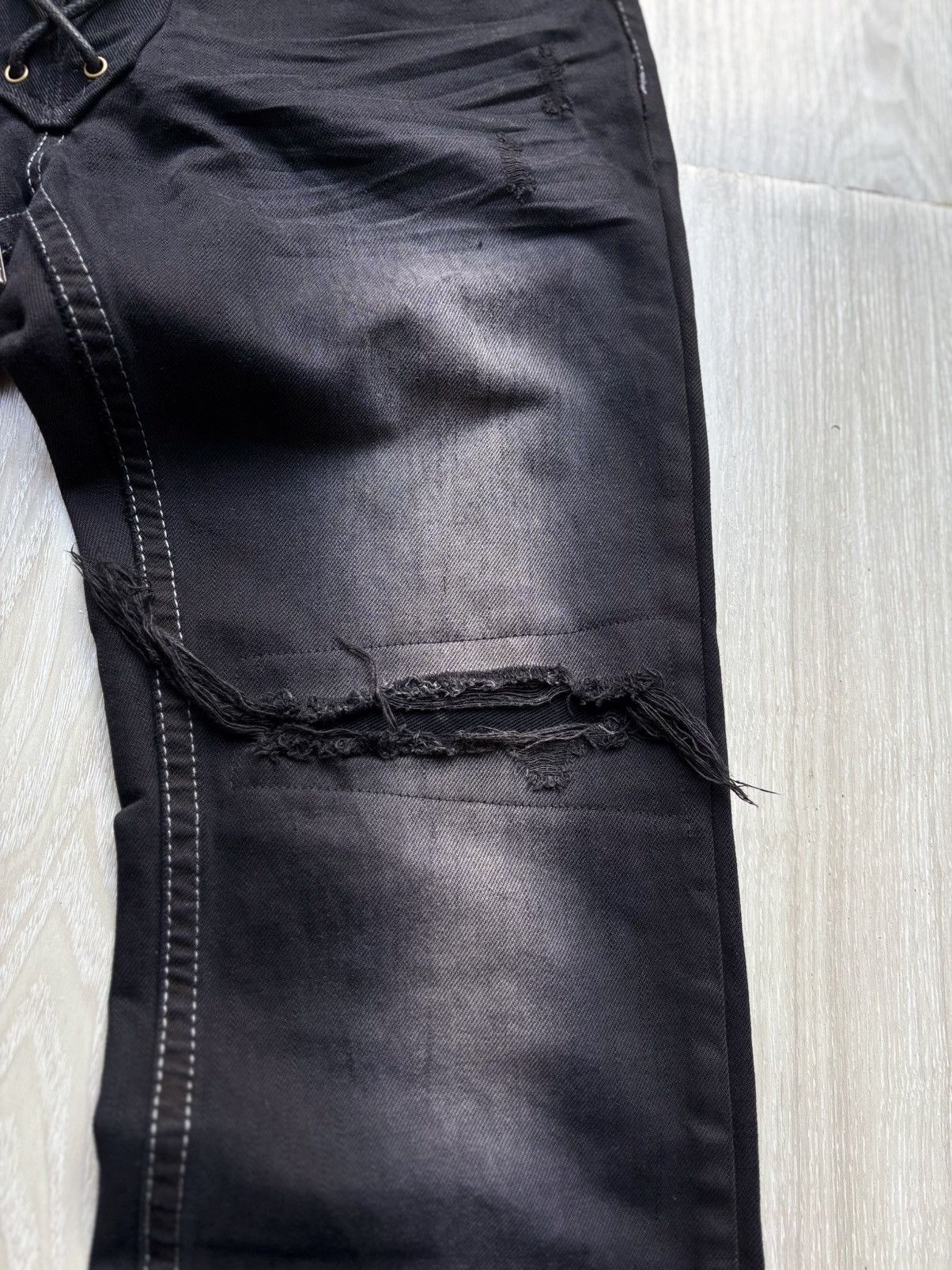 Japanese Brand Buckaroo lace-up baggy jeans Size US 30 / EU 46 - 3 Thumbnail