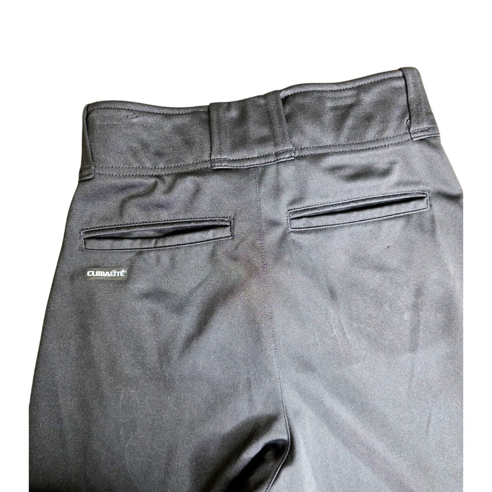Adidas Adidas Baseball Pants Knickers Climalite Black Men's S Size US 27 - 14 Thumbnail