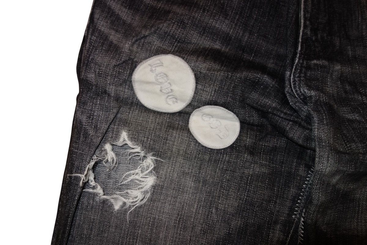 Number (N)ine Nimber Nine AW04 “Given Peace a Chance” Patchwork Denim Size US 36 / EU 52 - 4 Thumbnail