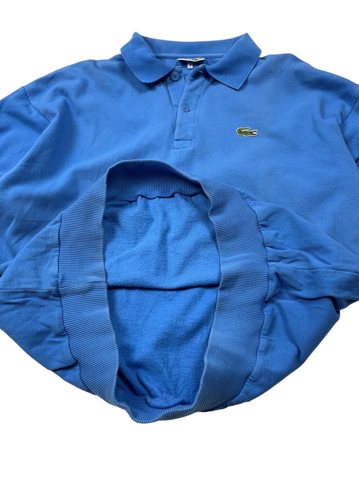 Lacoste × Vintage Vintage Lacoste Made in France Long Sleeve Polo Sweater Size US M / EU 48-50 / 2 - 7 Thumbnail