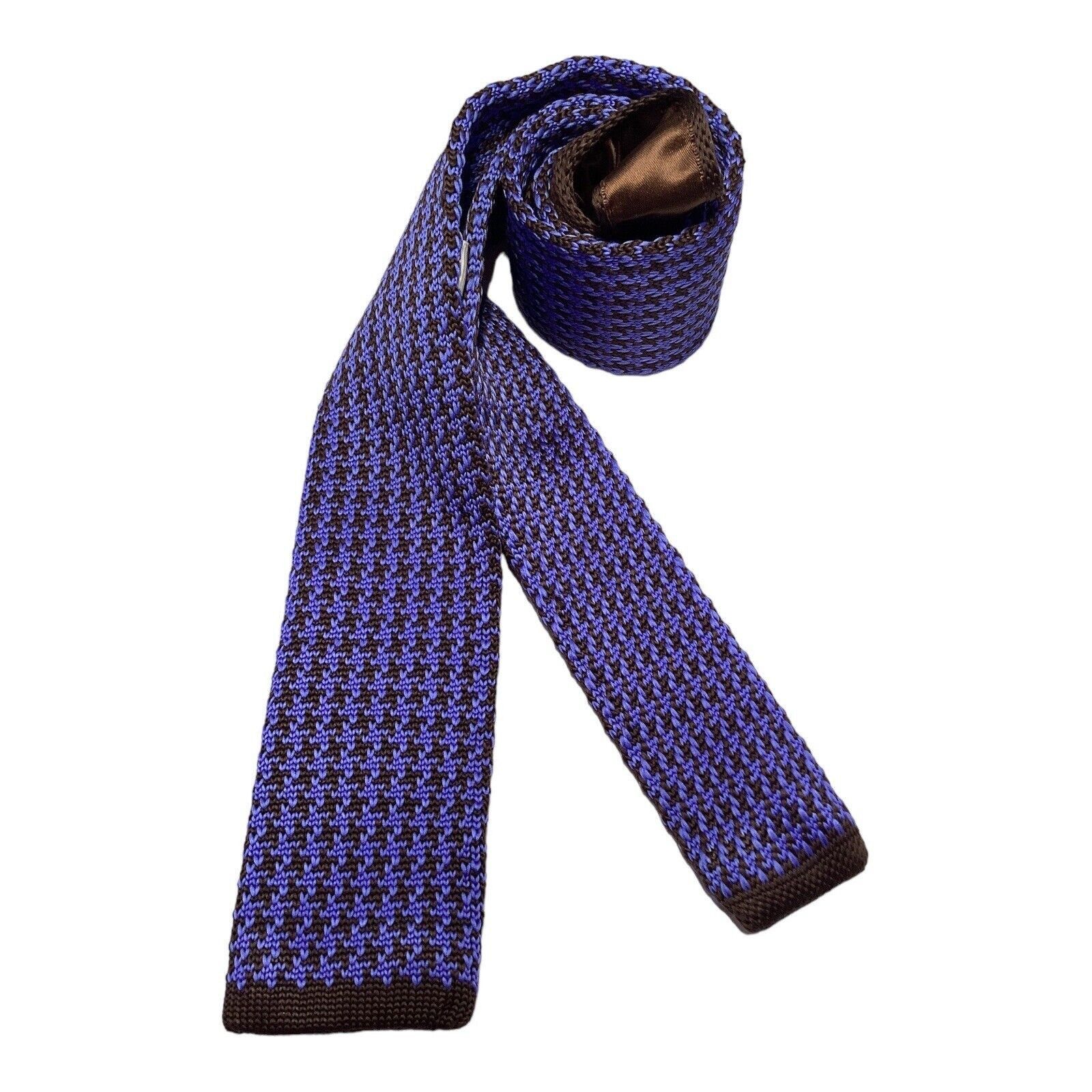 Burma BURMA BIBAS Mauve Geometric Luxury Silk SlimTie Made In Ital Size ONE SIZE - 1 Thumbnail