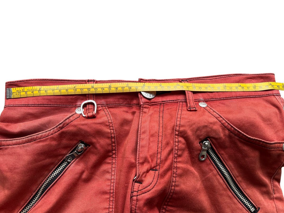 Lee Lee Multipocket Tactical Bondage Red Straight Pants 33x30 Size US 33 - 12 Thumbnail