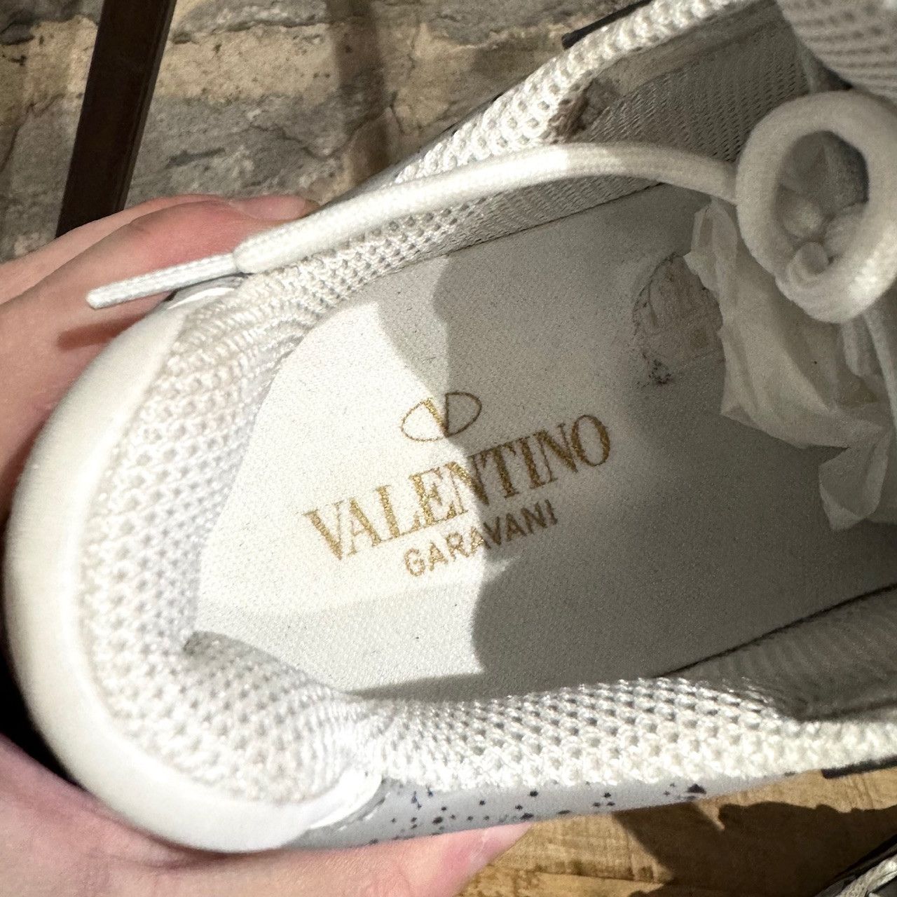 Valentino Valentino VLTN Wade Runner Black White Grey Sneakers Size US 7 / EU 40 - 12 Thumbnail