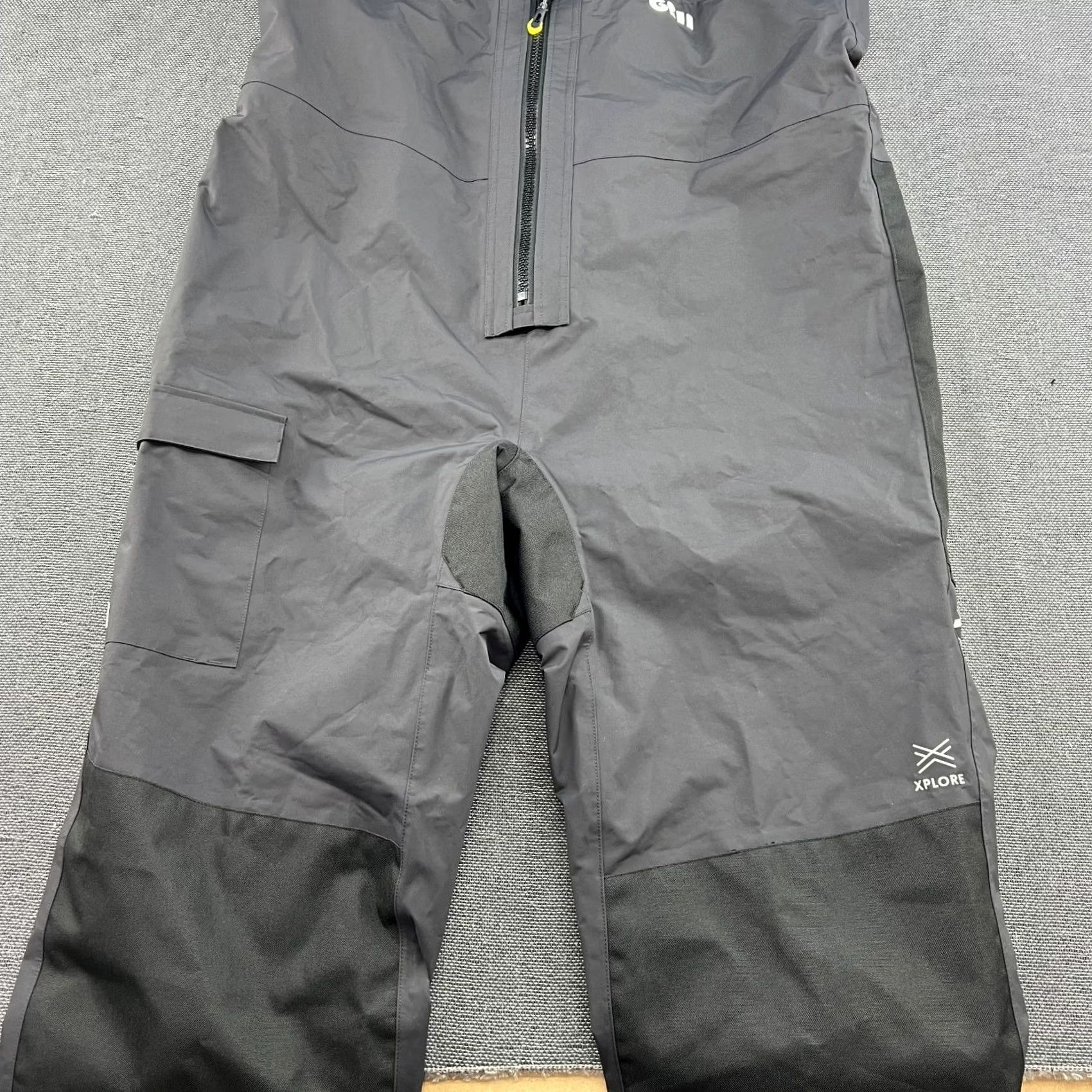 Vintage GILL OS32T Salopettes Bib Trousers Mens XL Coastal Waterproof Graphite Pants Mens XL Waterpoof Nylon Track Pants Size US 36 / EU 52 - 3 Thumbnail