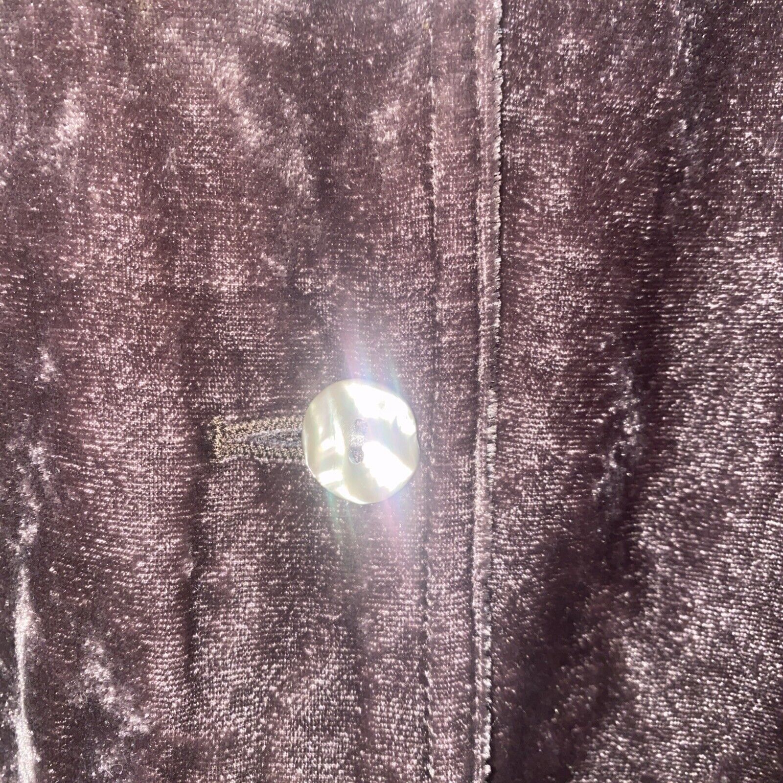 J. Jill j.jill Sz 10 Rich Plush Velvet Brown Jacket Size L / US 10 / IT 46 - 3 Thumbnail