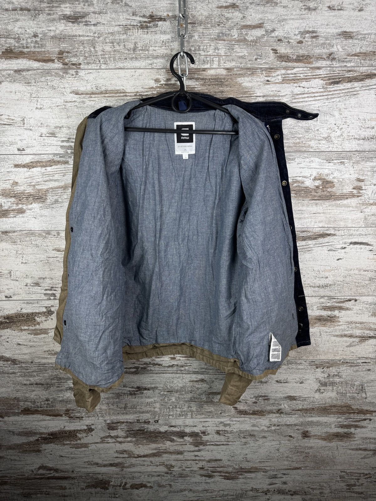 G-Star Vintage G Star Raw COMIC OVERSHIRT linen jacket military lin Size US M / EU 48-50 / 2 - 13 Thumbnail