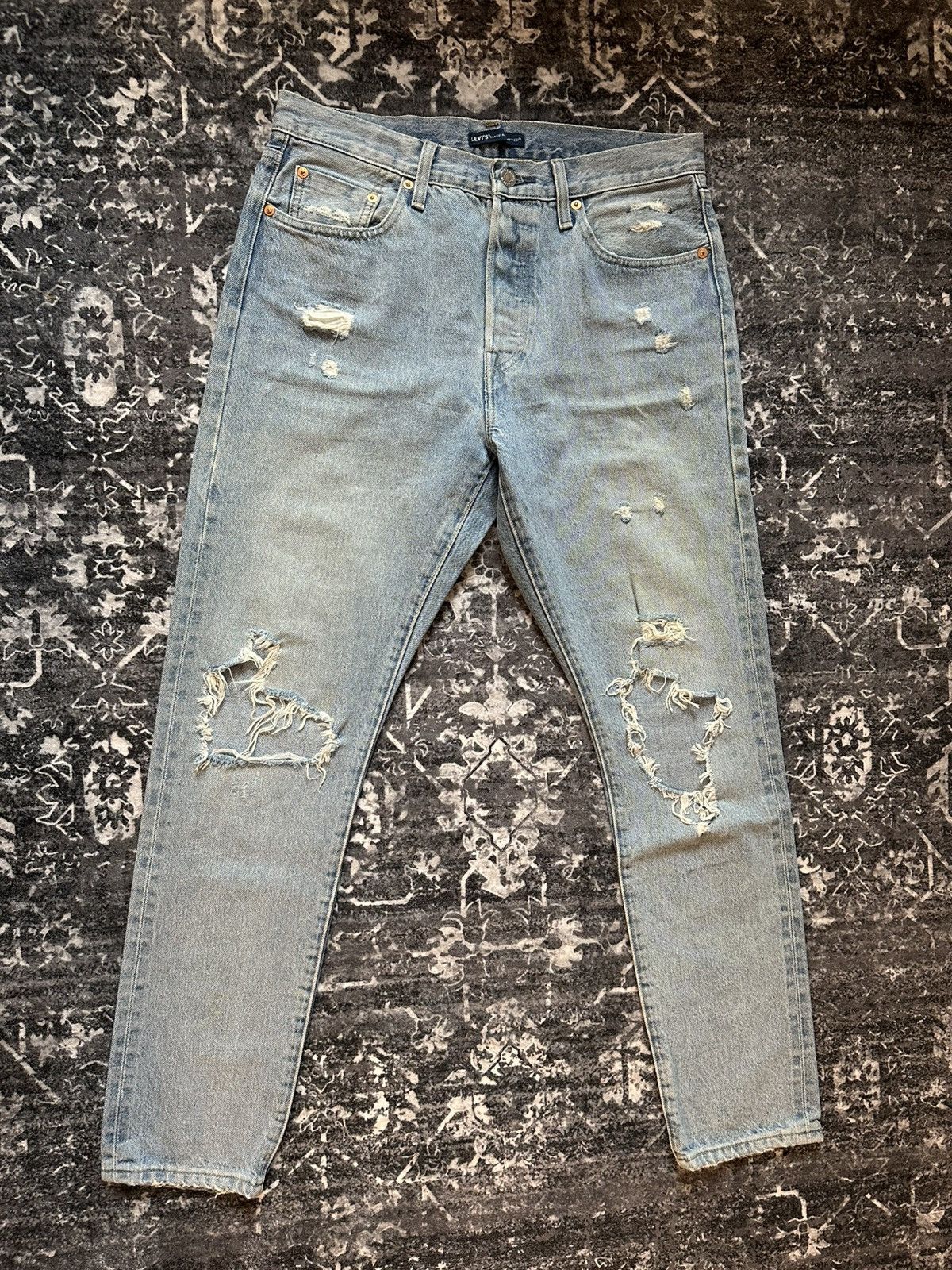 Levi's × Levi's Made & Crafted × Levi's Vintage Clothing SUPER RARE VINTAGE LEVI'S MADE & CRAFTED BLUE TAB 501 DENIM Size US 30 / EU 46 - 1 Thumbnail