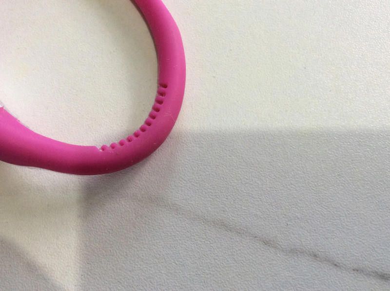 Designer Identity pink rubber strap watch Size ONE SIZE - 3 Thumbnail