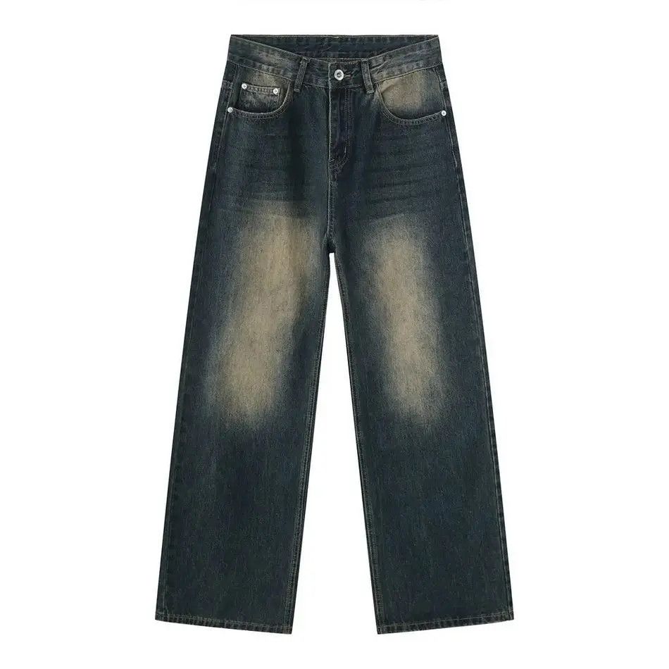 Japanese Brand Retro loose high street wide leg jeans Size US 32 / EU 48 - 5 Thumbnail