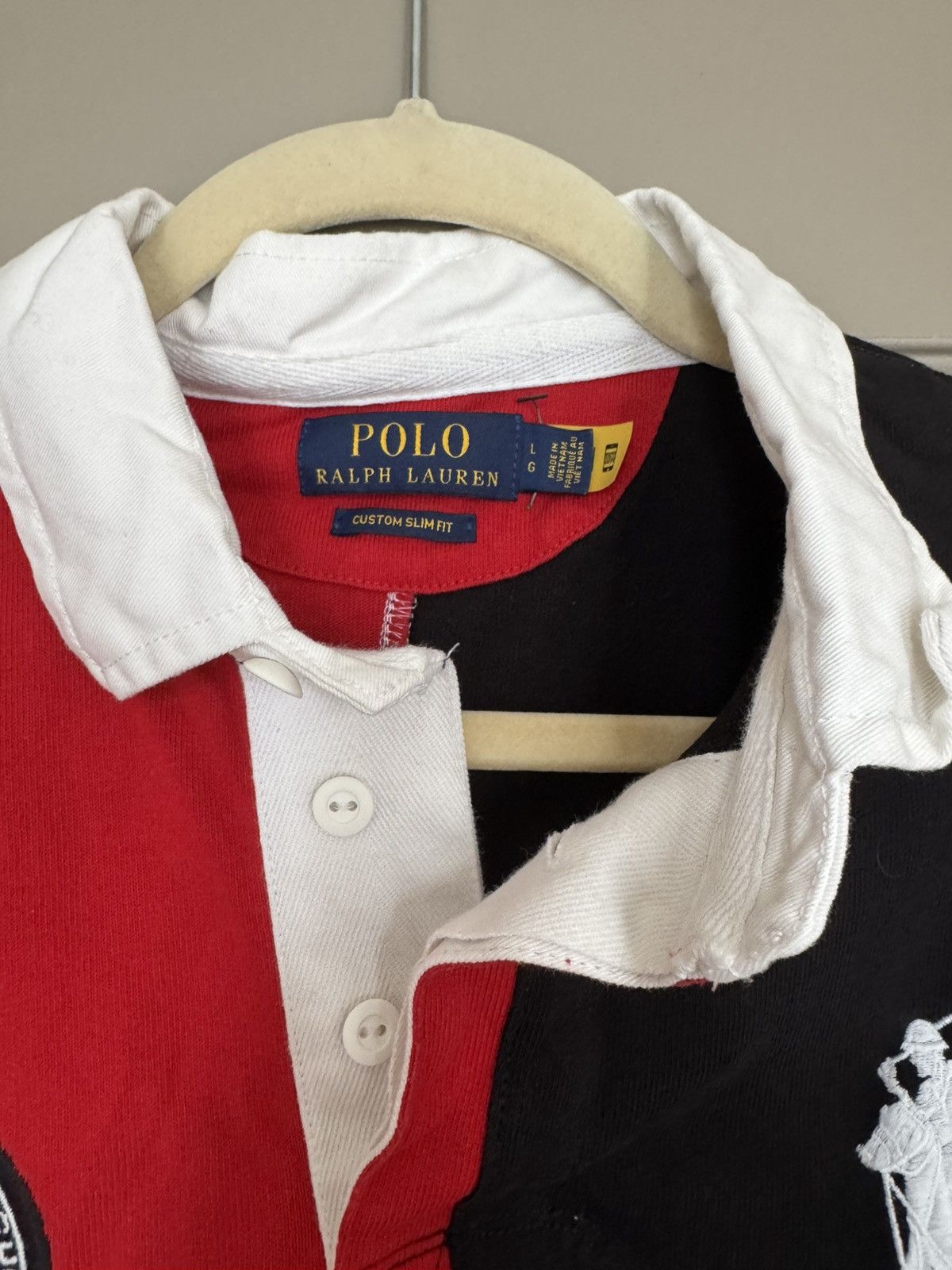 Polo Ralph Lauren Polo Ralph Lauren Retro Alpine red and black long sleeve Size US L / EU 52-54 / 3 - 2 Thumbnail