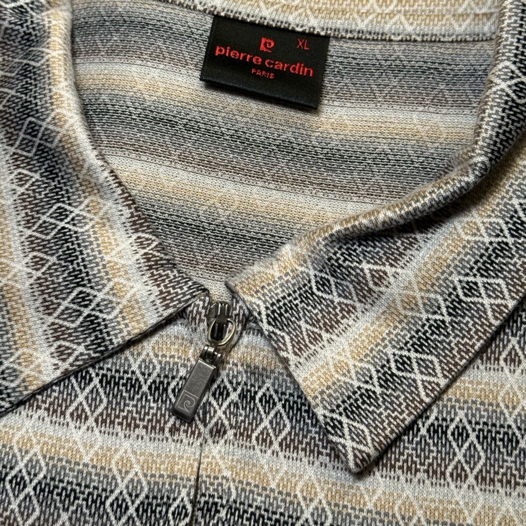 Pierre Cardin Vintage Pierre Cardin Quarter Zip Knit Polo Shirt Mens XL Size US XL / EU 56 / 4 - 4 Thumbnail