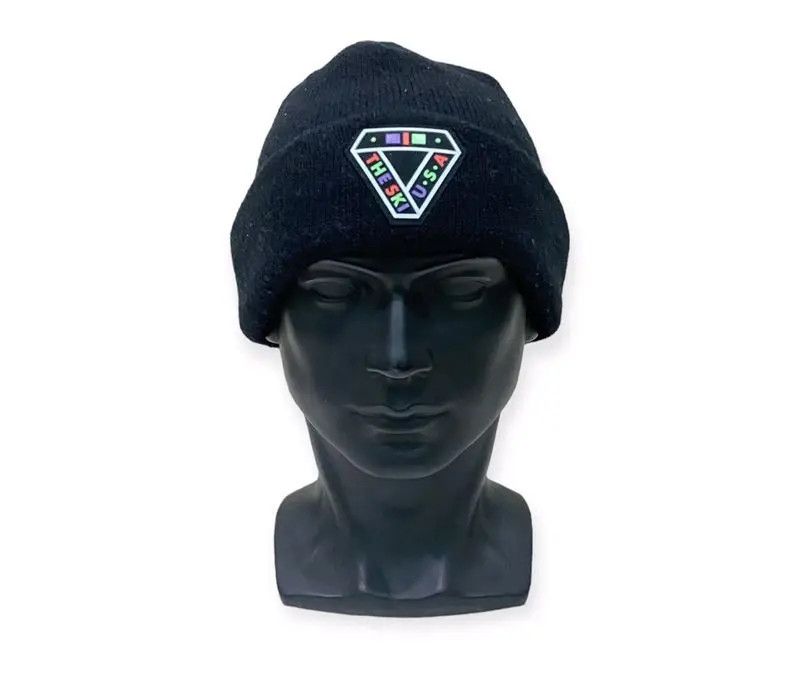 Vintage The Ski USA Small Logo Beanie Hat Size ONE SIZE - 1 Thumbnail