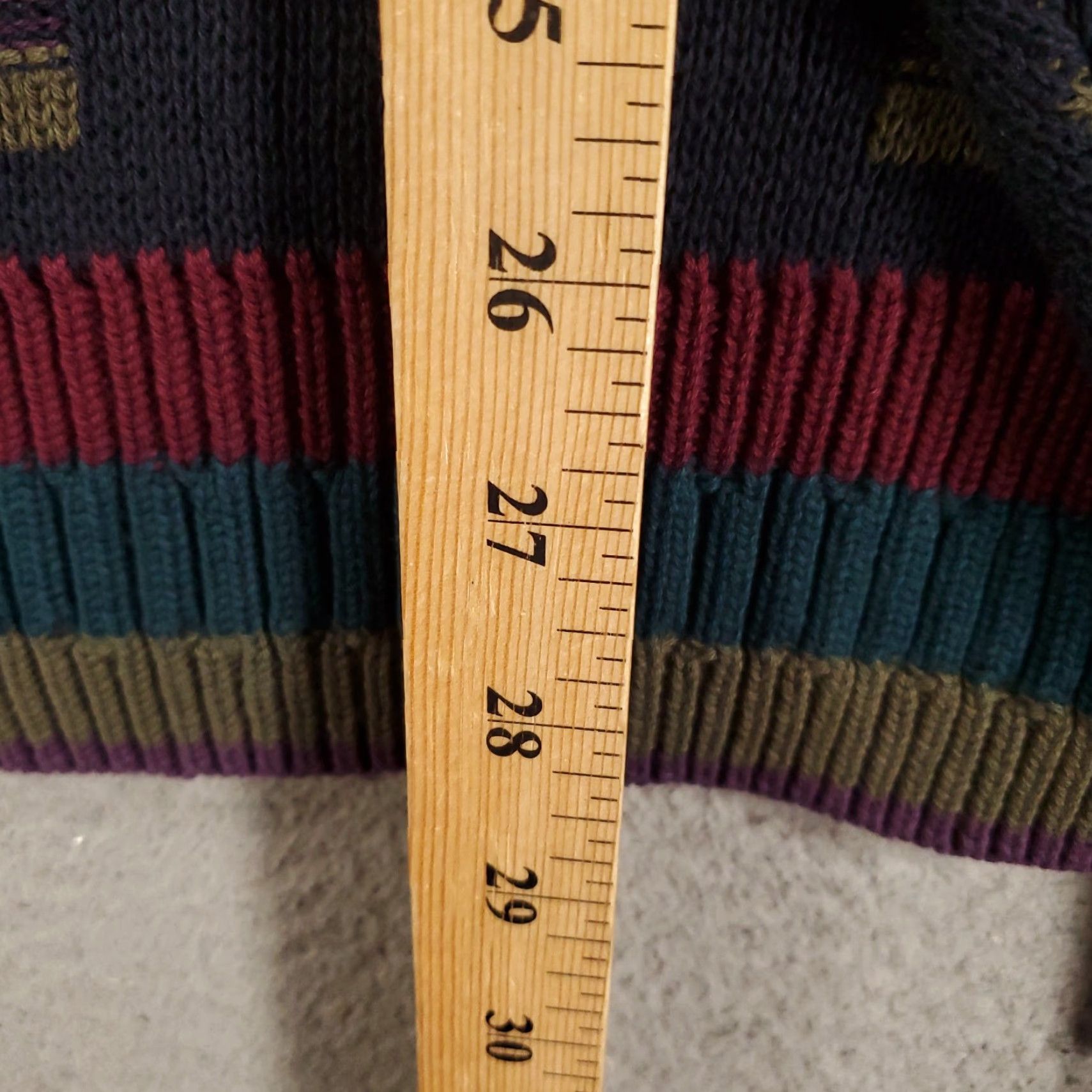 Gant VINTAGE GANT Sweatshirt Men XL Navy Knit Geometric 90s Pullover Size US XL / EU 56 / 4 - 5 Thumbnail