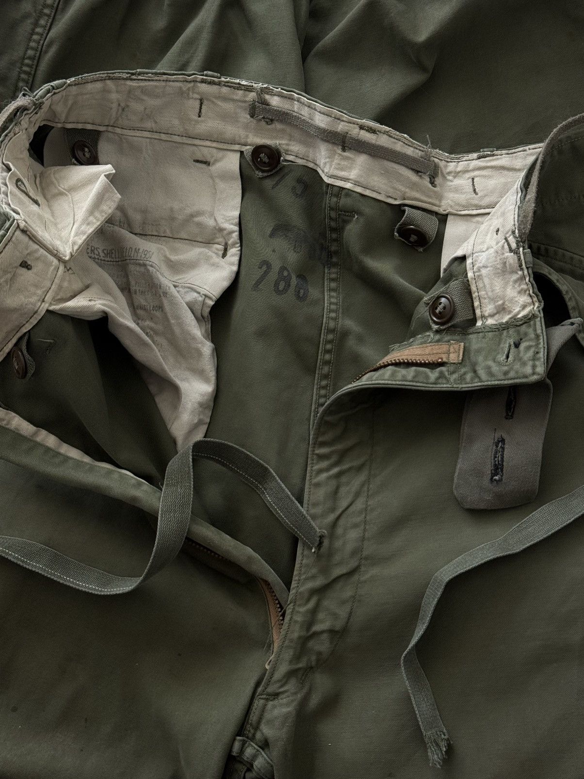Japanese Brand Original US Army M51 Korean War Era Field Pants With Lined Size US 34 / EU 50 - 8 Thumbnail