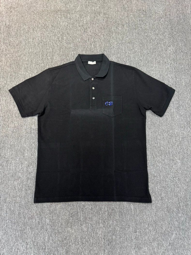 Dior Dior Solid color letter print pocket short-sleeved Polo sh Size US XL / EU 56 / 4 - 1 Thumbnail