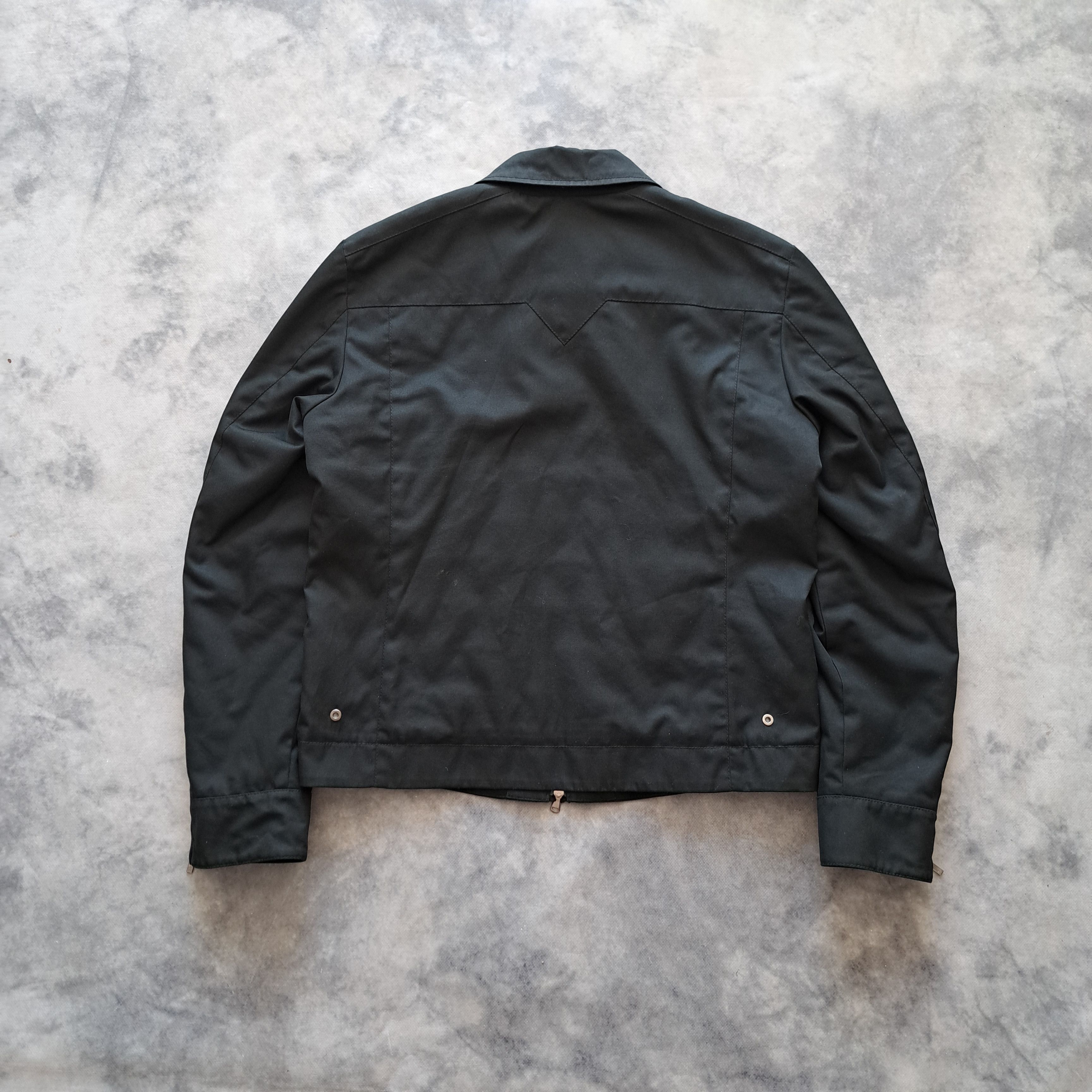 Other Versace Black Work Jacket Boxy Fit Archive Designer Size US L / EU 52-54 / 3 - 3 Thumbnail