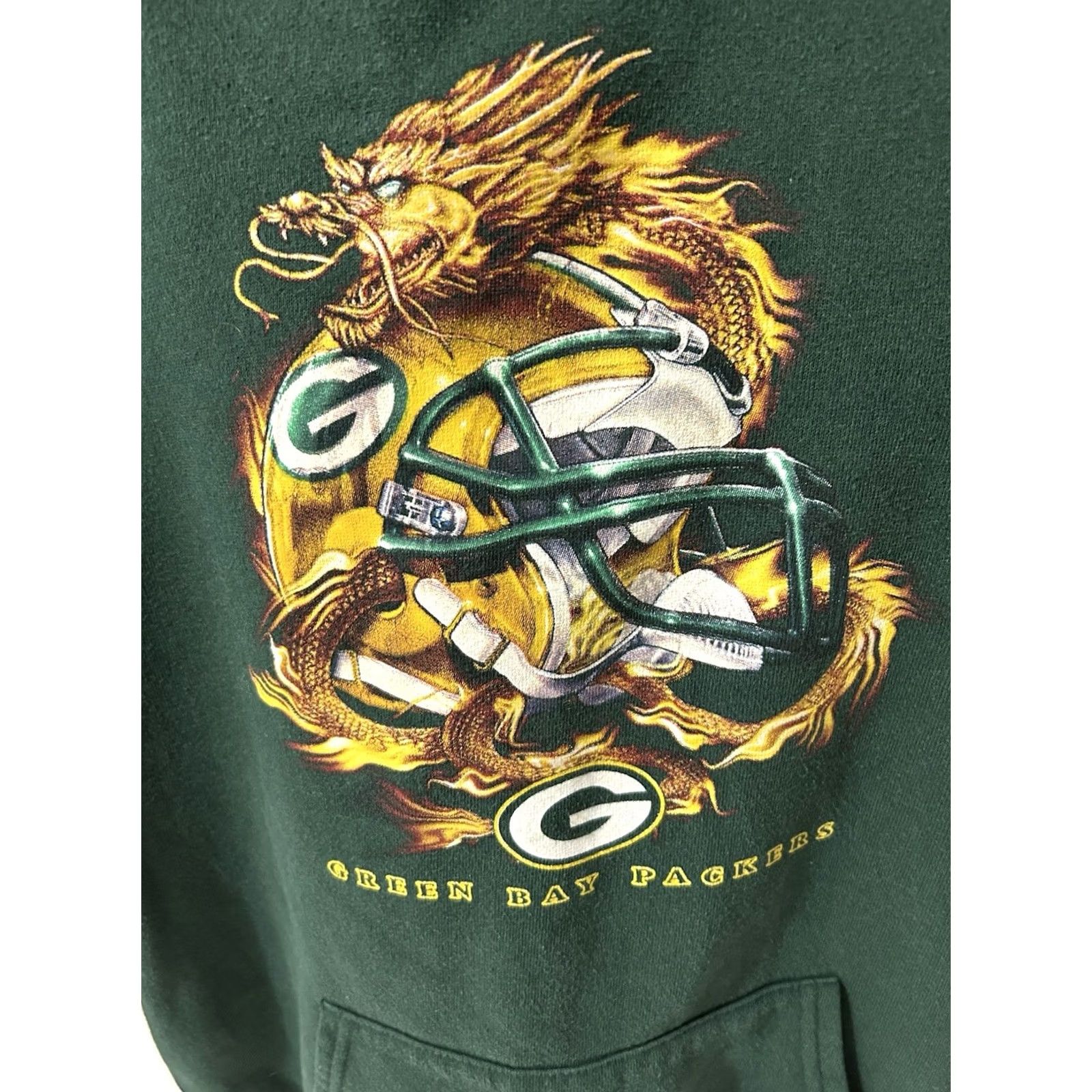 NFL Vintage Green Bay Packers Sweatshirt Hoodie Pullover Men Large NFL Tag Size US L / EU 52-54 / 3 - 5 Thumbnail