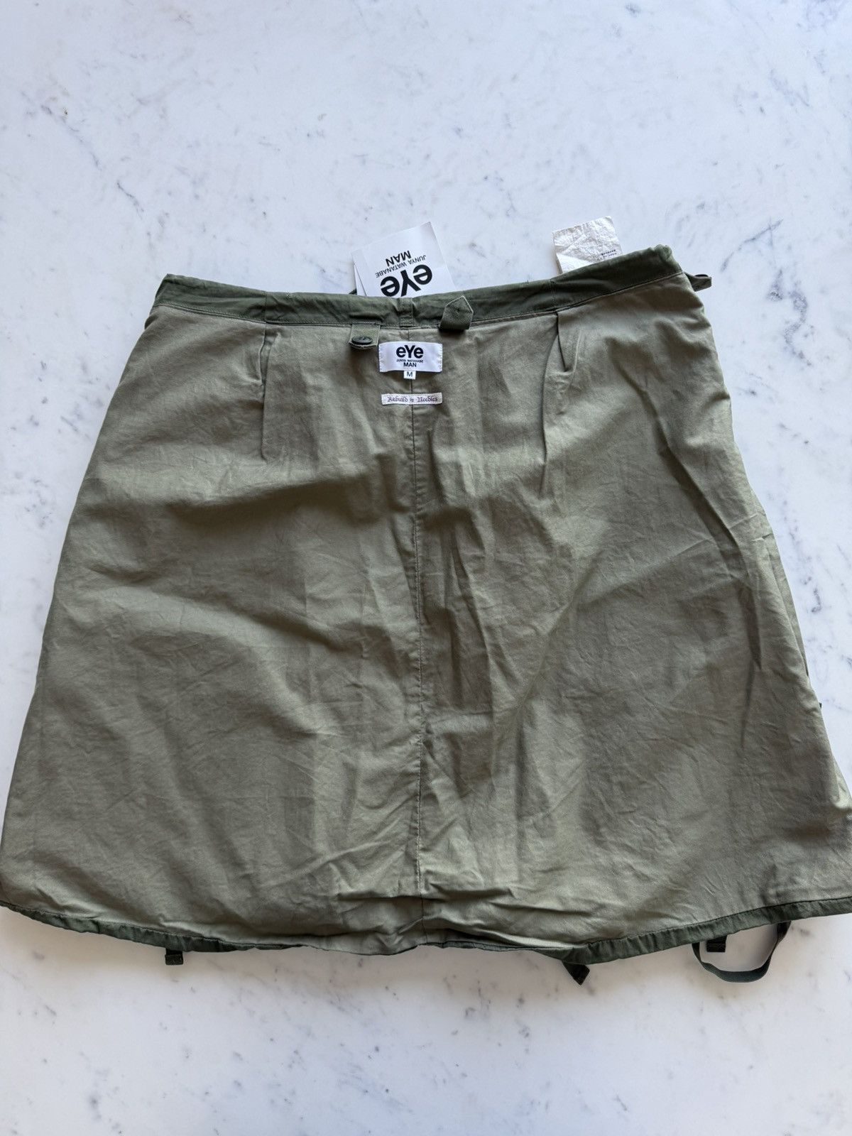 Junya Watanabe Junya Watanabe MAN x Needles Cotton Nylon Shorts - Khaki Size US 32 / EU 48 - 9 Thumbnail