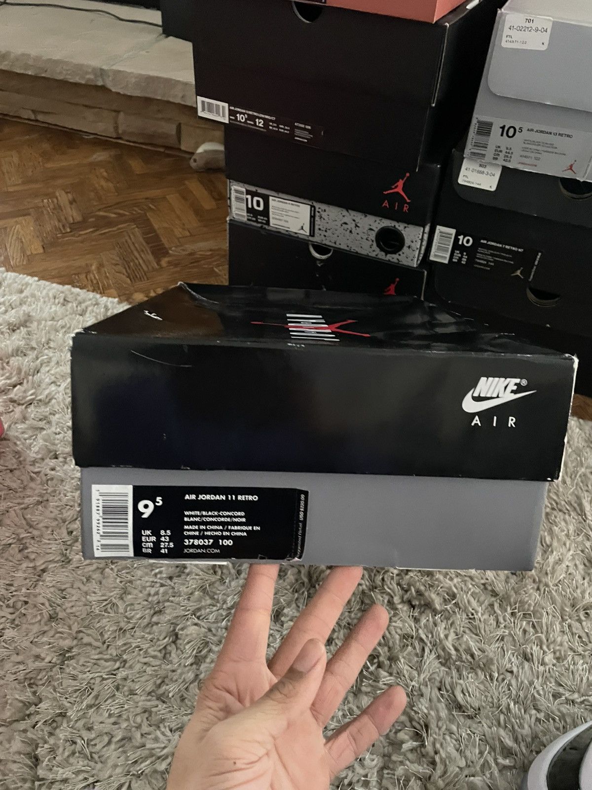Jordan Brand Jordan 11 Concord Size US 9.5 / EU 42-43 - 9 Thumbnail
