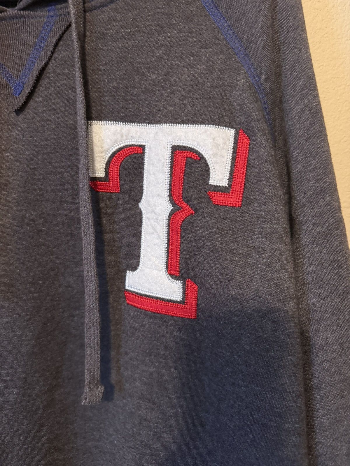 MLB Texas Rangers MLB Men's XL Hoodie Charcoal Gray Pullover Size US XL / EU 56 / 4 - 2 Thumbnail