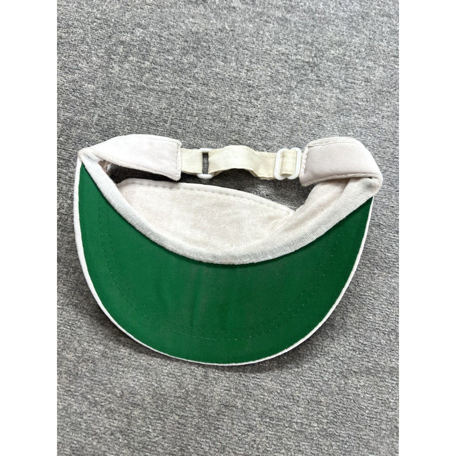 Vintage VINTAGE Exxon Racing Cap VISOR White NOS Adjustable Trucker Snapback 1980s Golf Cap Mens Size ONE SIZE - 3 Thumbnail