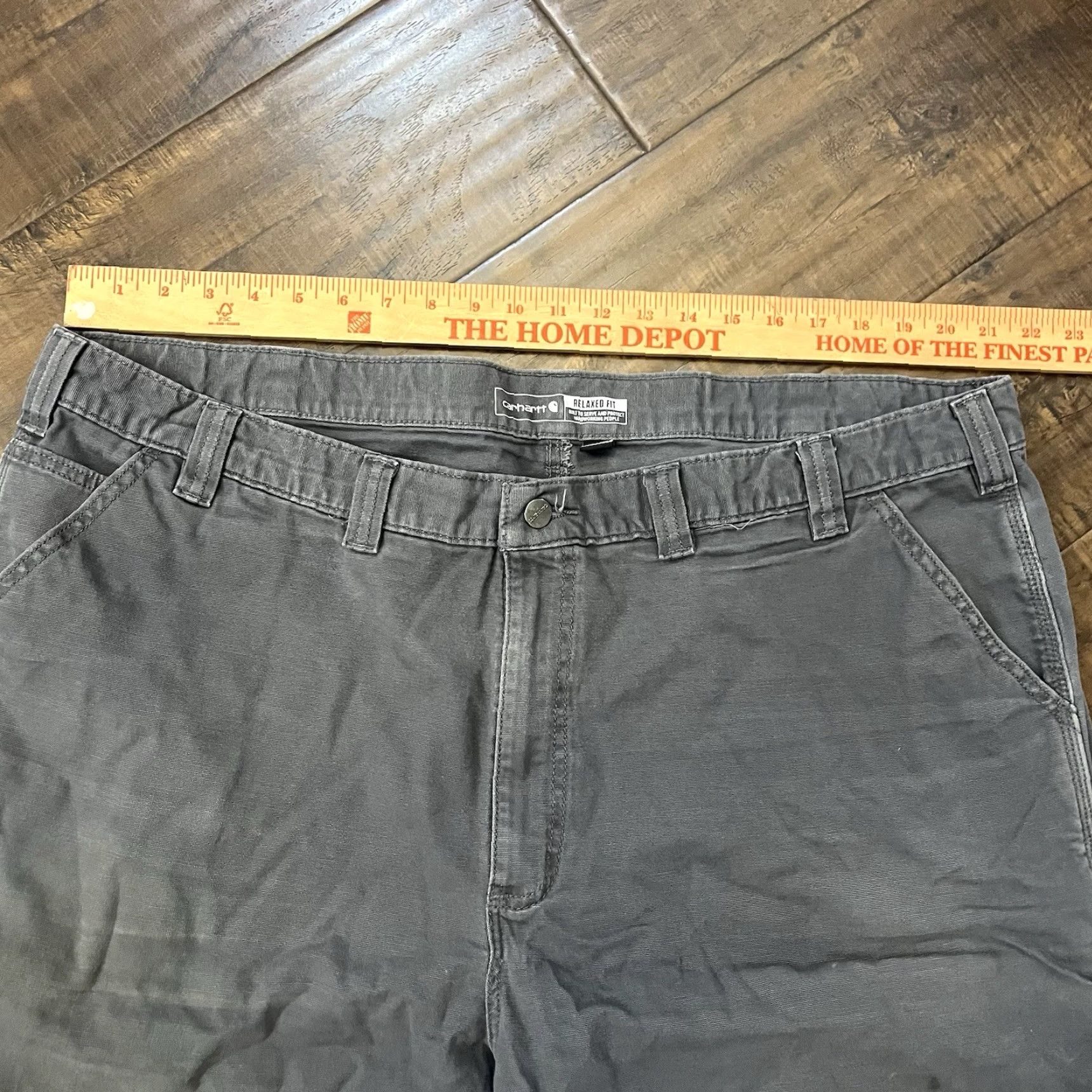 Carhartt Carhartt Utility Work Shorts Men's Size 46 Relaxed Fit Canvas Cargo Gray Size US 30 / EU 46 - 4 Thumbnail
