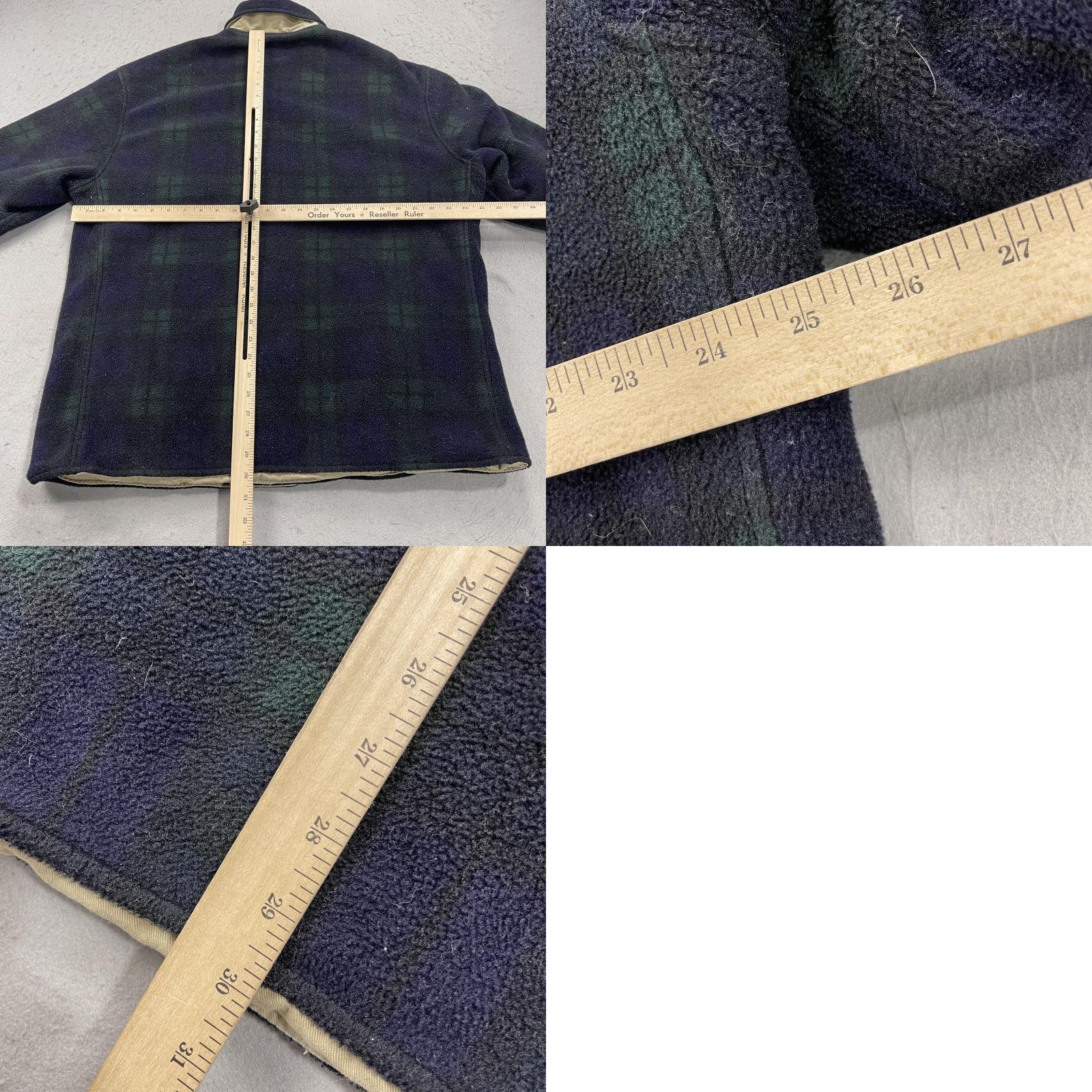 Polo Ralph Lauren VINTAGE Polo Ralph Lauren Jacket Mens L Blue Plaid Fleece Tartan Chino USA Outerwear Parka Size US L / EU 52-54 / 3 - 8 Thumbnail