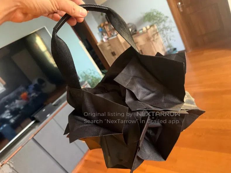 Issey Miyake Issey Miyake Black Pleated Bag Size ONE SIZE - 8 Thumbnail