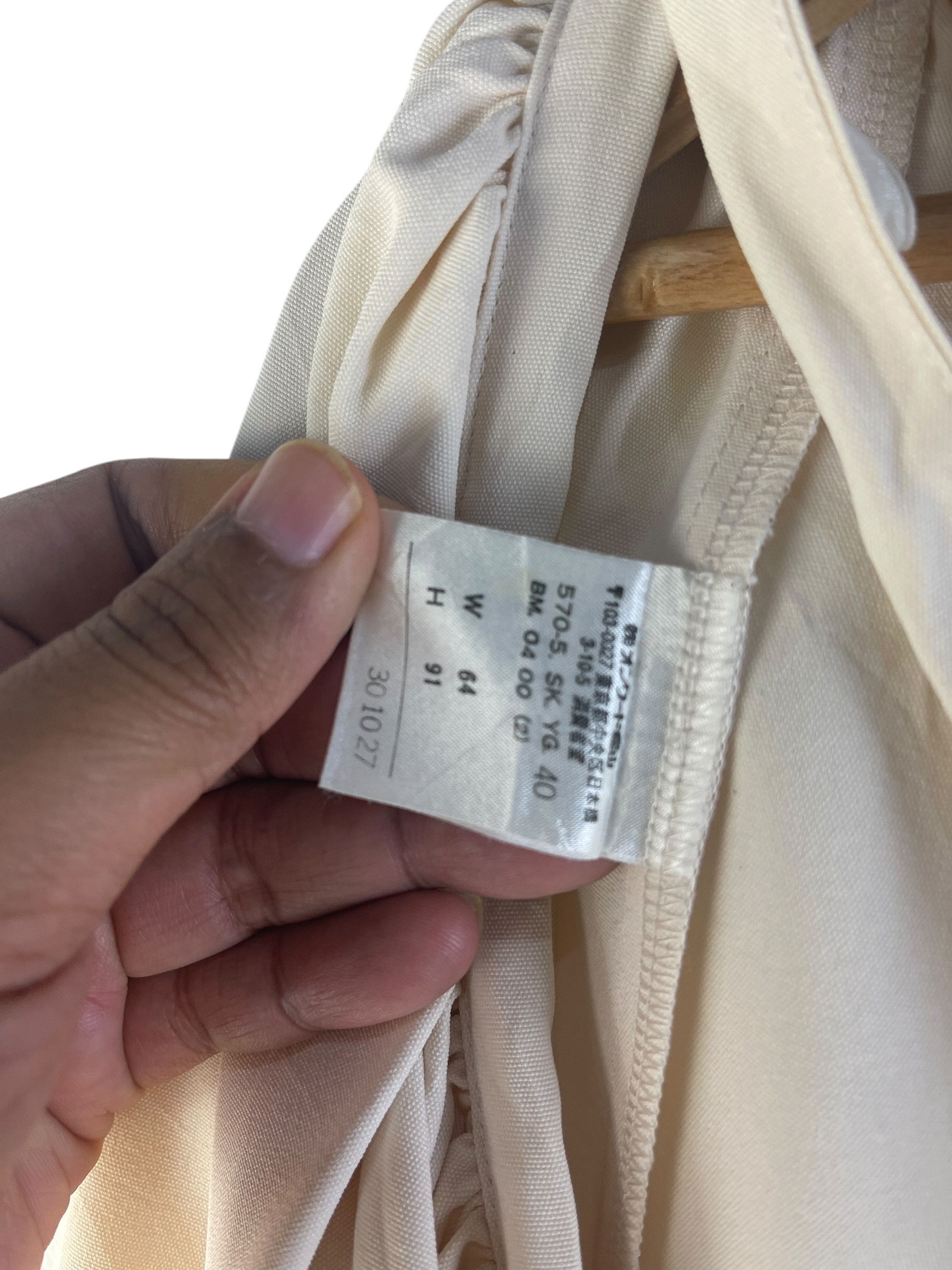 Jean Paul Gaultier Jean Paul Gaultier Femme Ruffle Draped Silk Blouse Ivory 90s Size 32" / US 10 / IT 46 - 15 Thumbnail