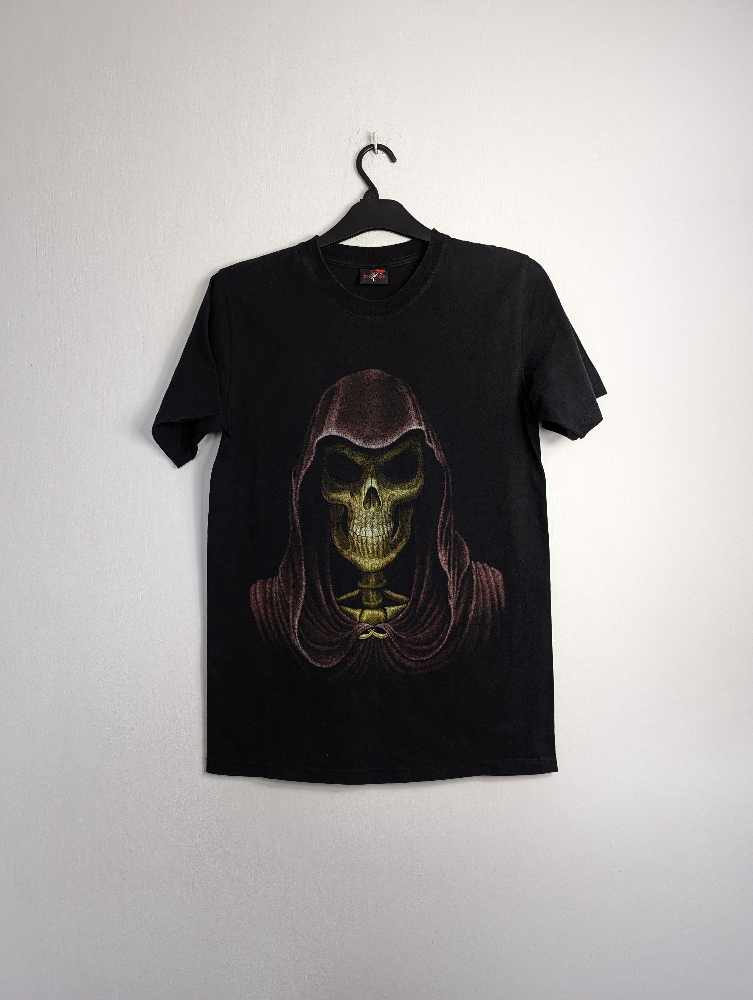 Vintage Vintage T-shirt Skull Skeleton Thunder Size US L / EU 52-54 / 3 - 1 Thumbnail