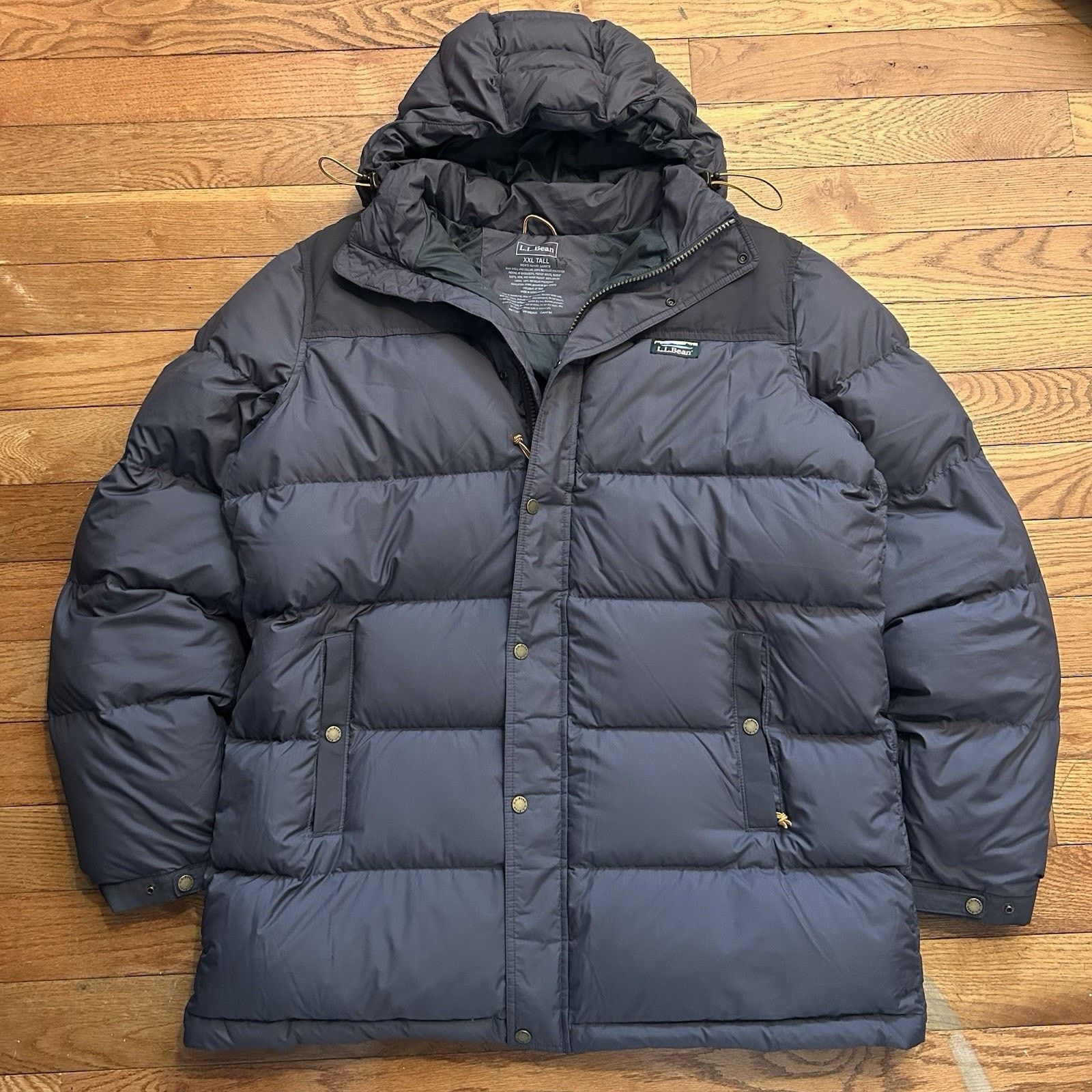 L.L. Bean Mountain Classic Down Puffer Parka Downtek Jacket 2XL Tall Size US XXL / EU 58 / 5 - 1 Thumbnail