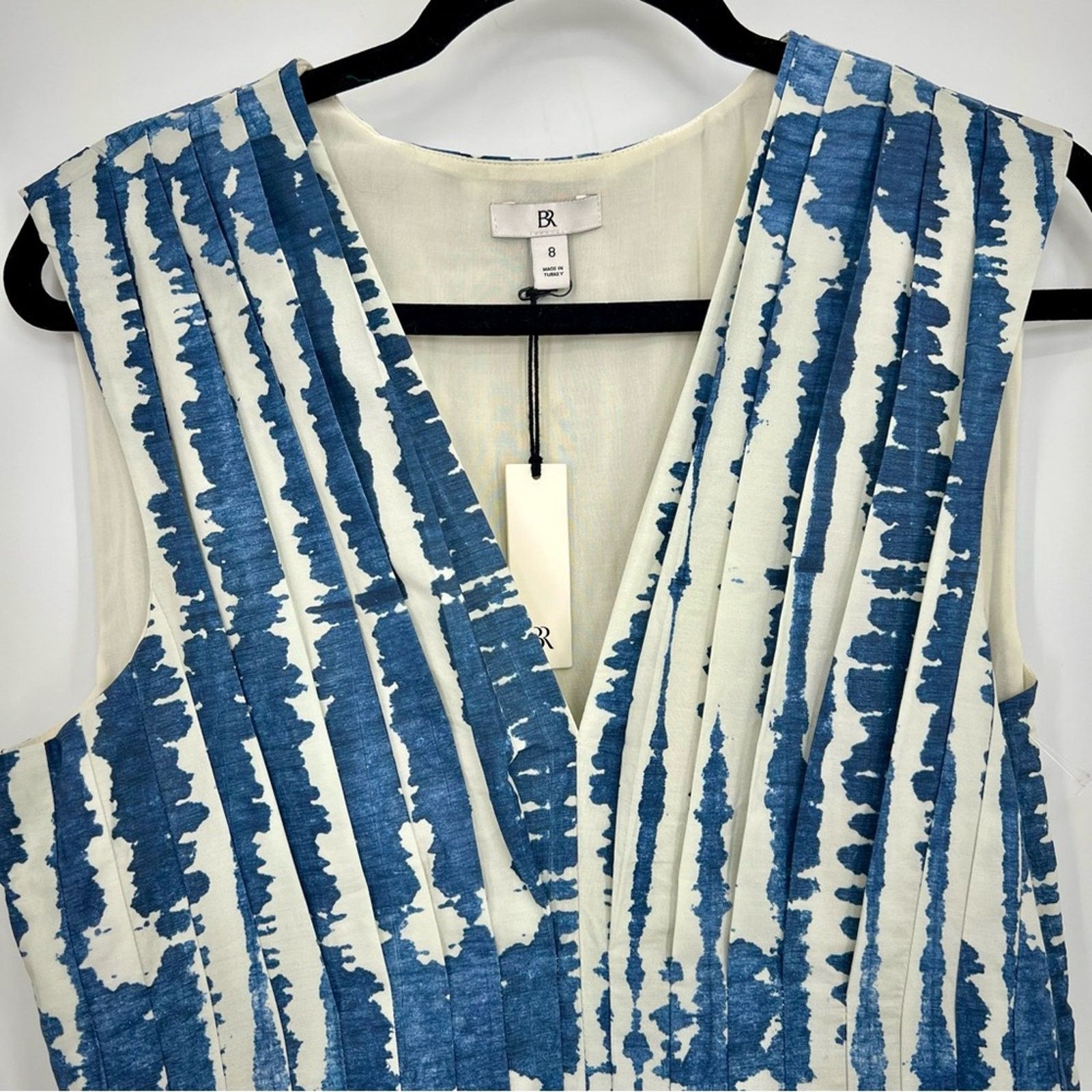 Banana Republic Banana Republic Ariana Cici Poplin Dress Sleeveless Pleated Size M / US 6-8 / IT 42-44 - 6 Thumbnail