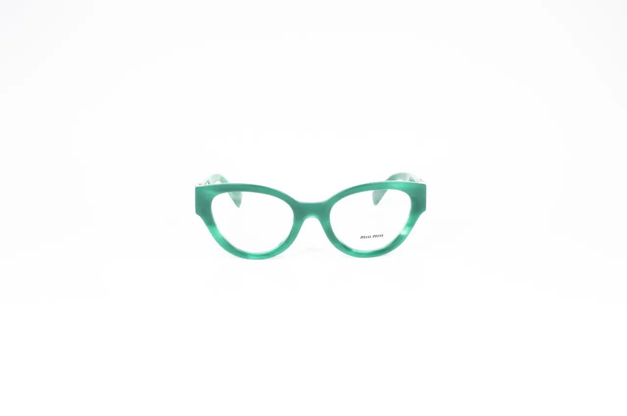 Miu Miu Miu Miu VMU01V 15H-1O1 Eyeglasses Frame Size ONE SIZE - 1 Thumbnail