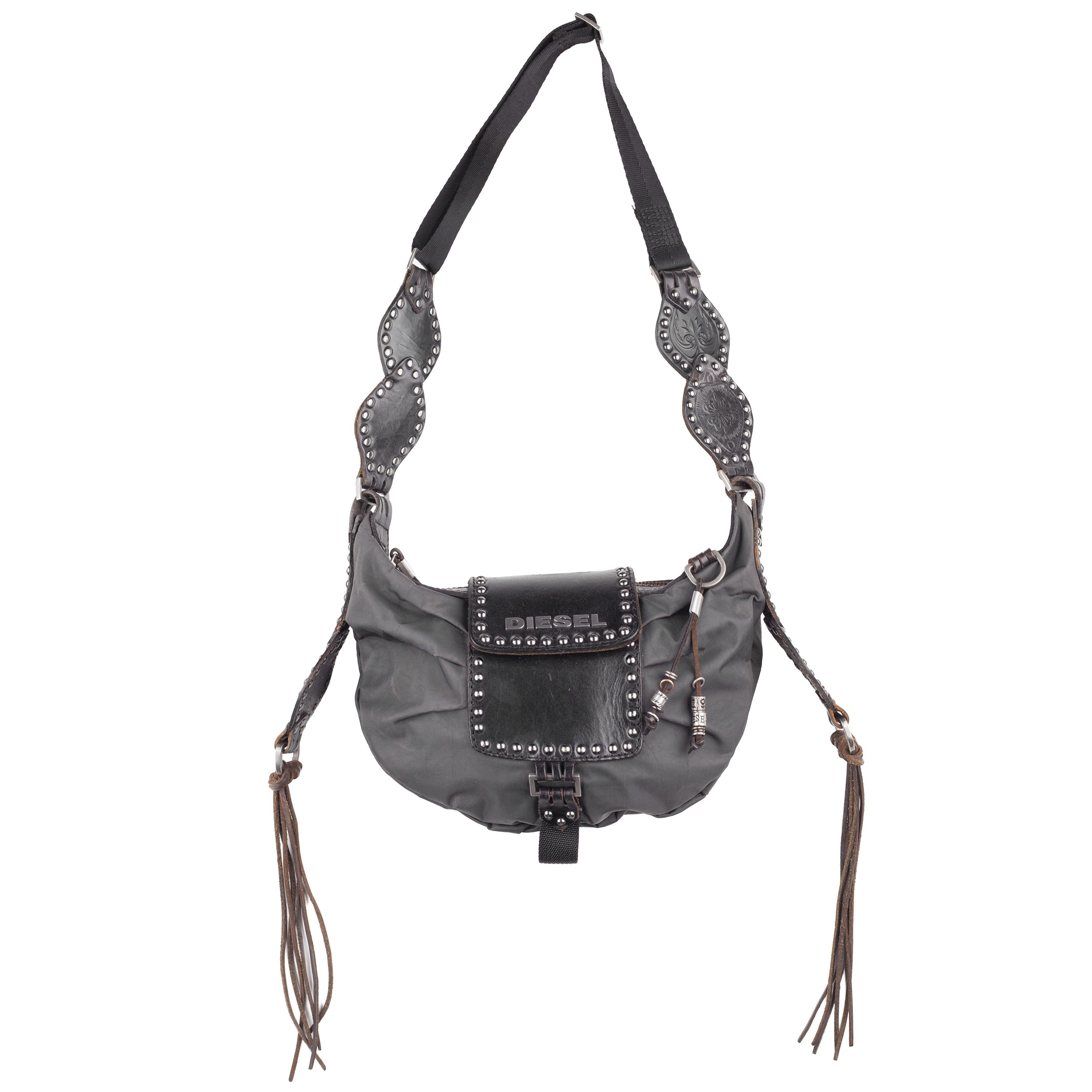 Diesel RARE Diesel Medieval Crossbody Black Bag Size ONE SIZE - 1 Thumbnail