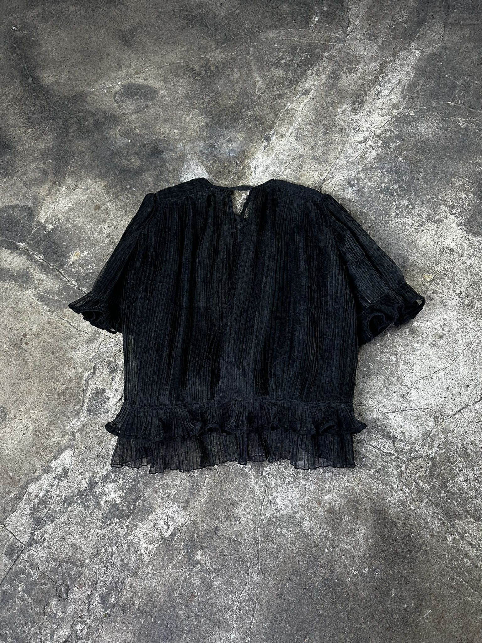 Isabel Marant Isabel Marant Pleated Avant Garde Viscose Blouse Size L / US 10 / IT 46 - 5 Thumbnail