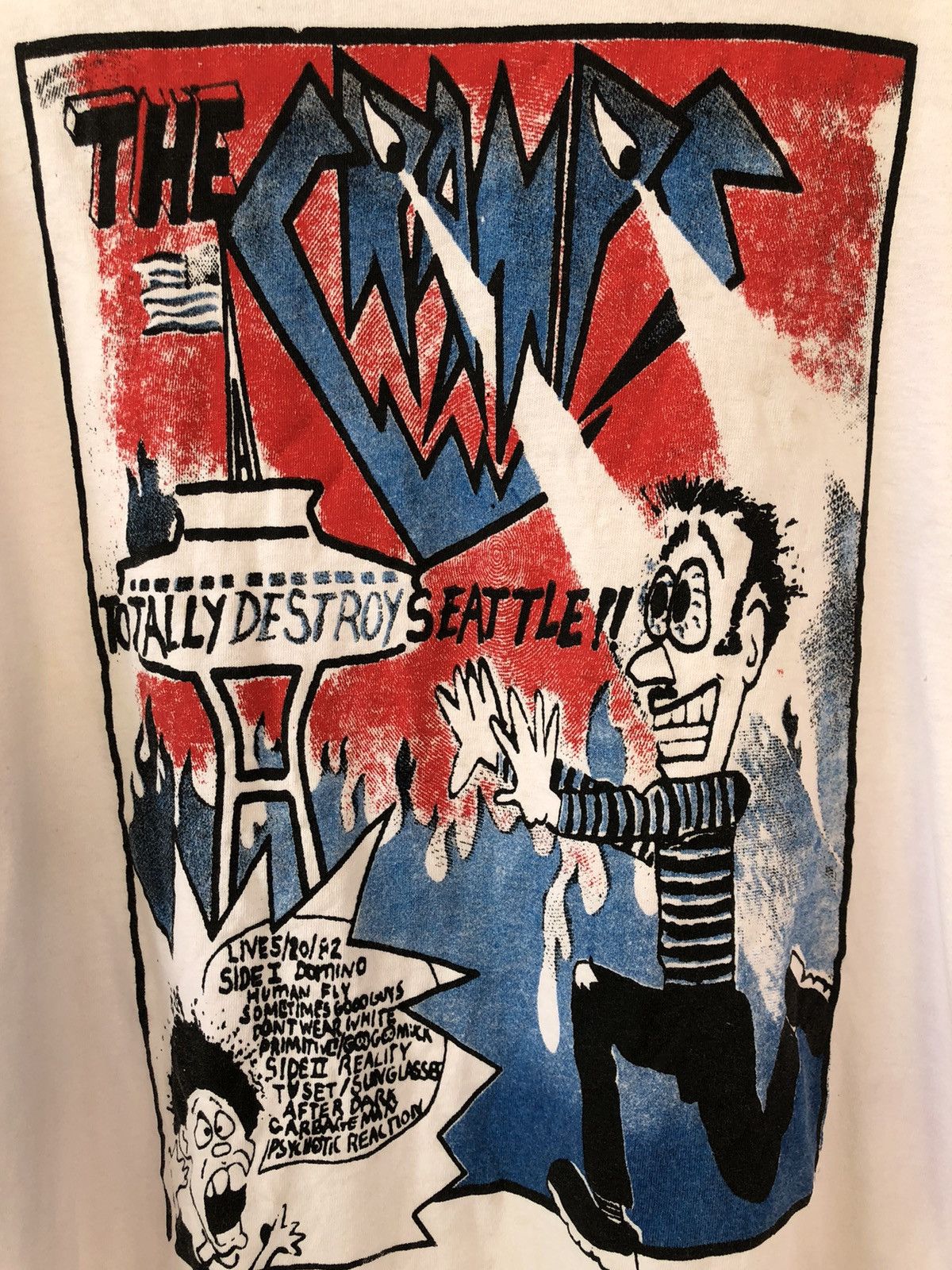 Band Tees THE CRAMPS Punk Shirt Crop Top Size US XL / EU 56 / 4 - 3 Thumbnail