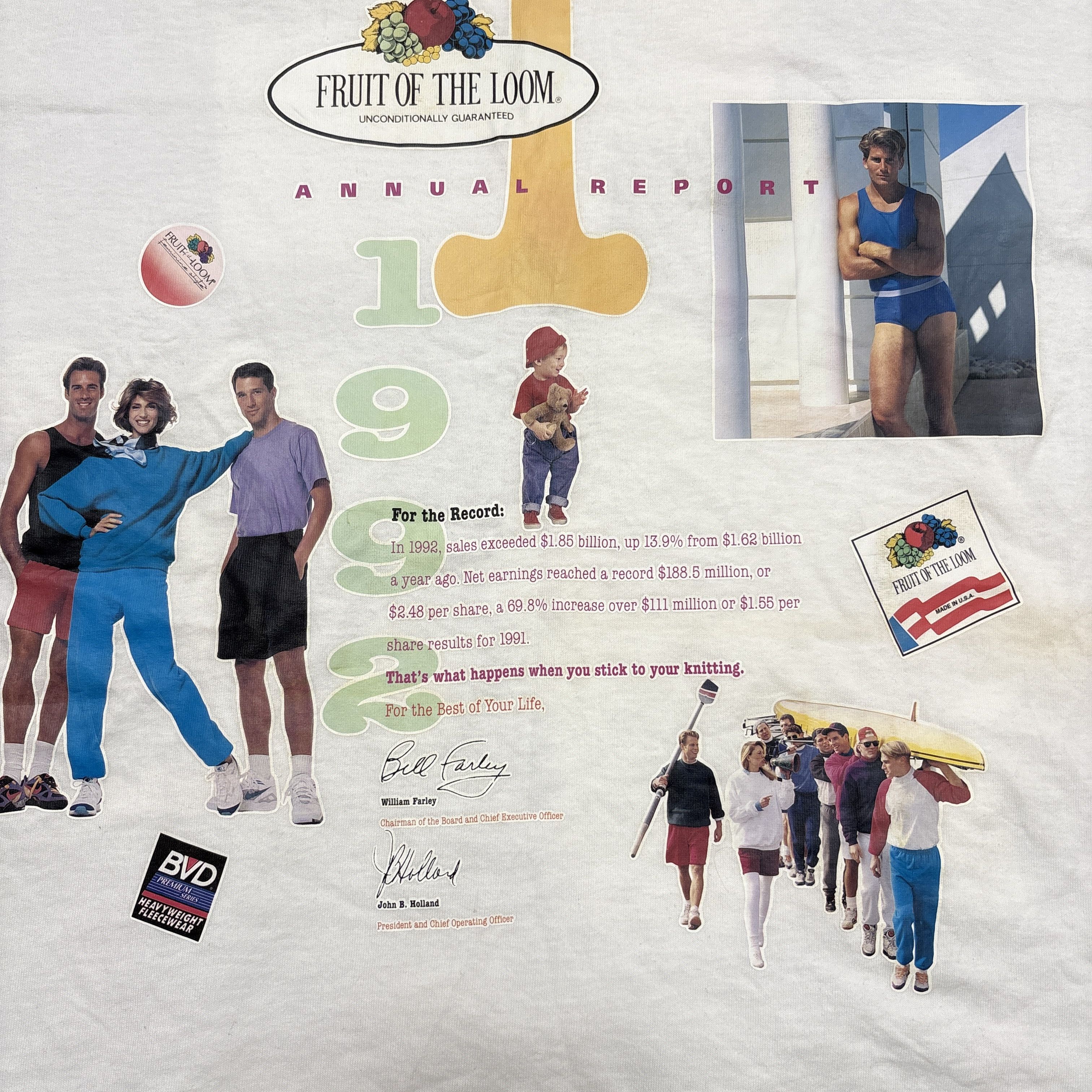 Vintage Vintage Test Print Shirt 90s Fruit Of The Loom Single Stitch Size US XL / EU 56 / 4 - 7 Thumbnail