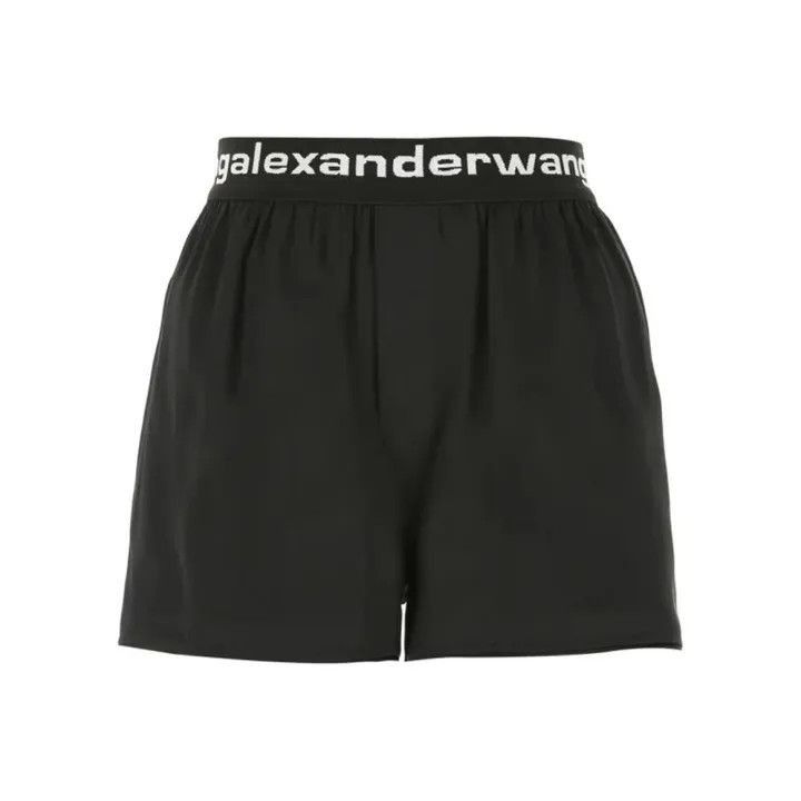 Alexander Wang Alexander Wang Logo Printed Summer Shorts for Women - Size 28" / US 6 / IT 42 - 1 Thumbnail