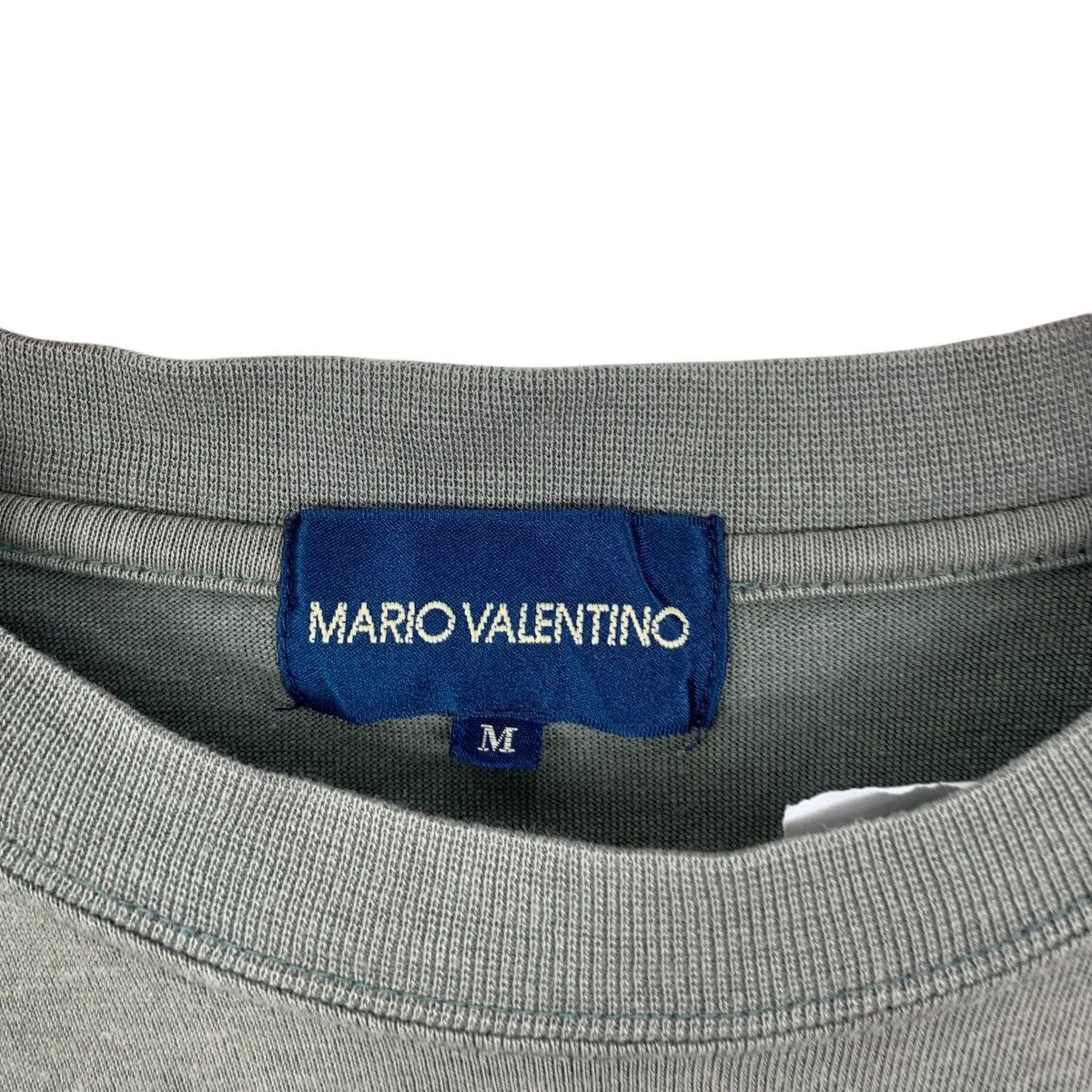 Other Vintage MARIO VALENTINO ITALY Center Box Logo Tee Shirt Top Size M / US 6-8 / IT 42-44 - 8 Thumbnail
