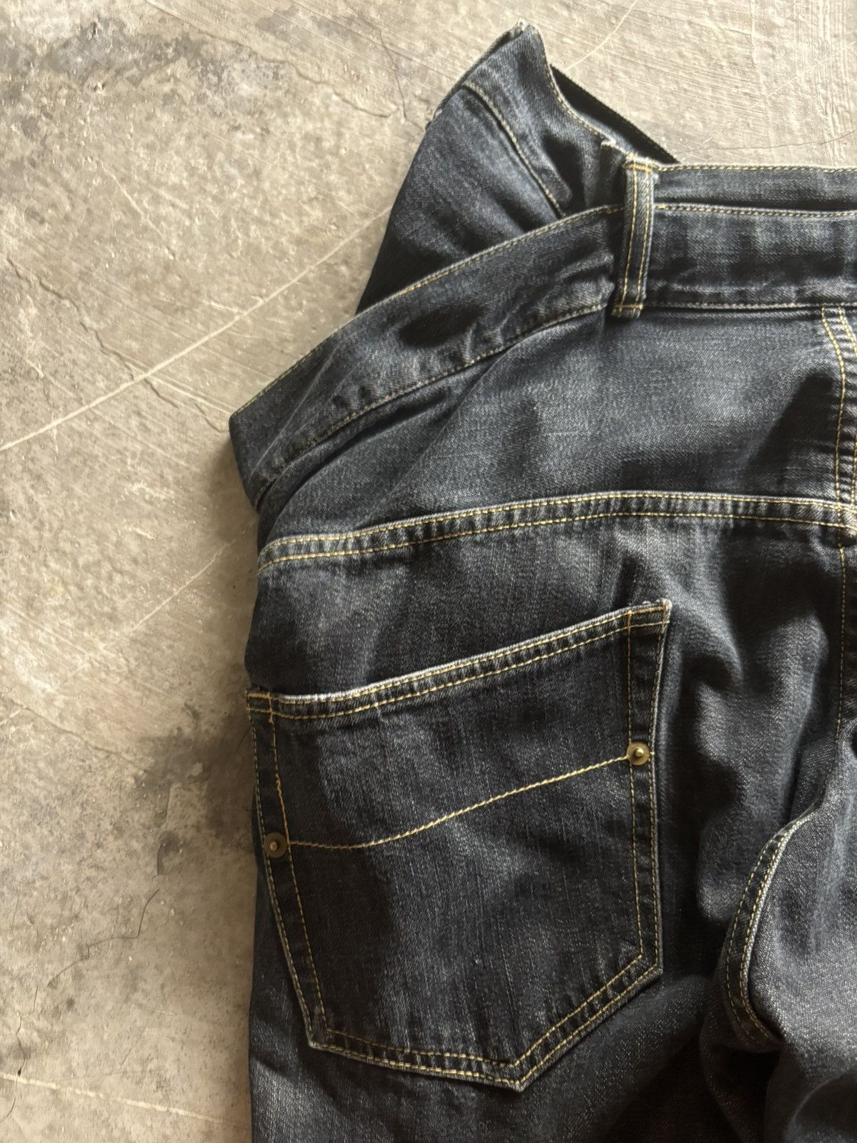 Frapbois FRAPBOIS doublewaist experimental jeans japanese punk gothic Size US 32 / EU 48 - 16 Thumbnail